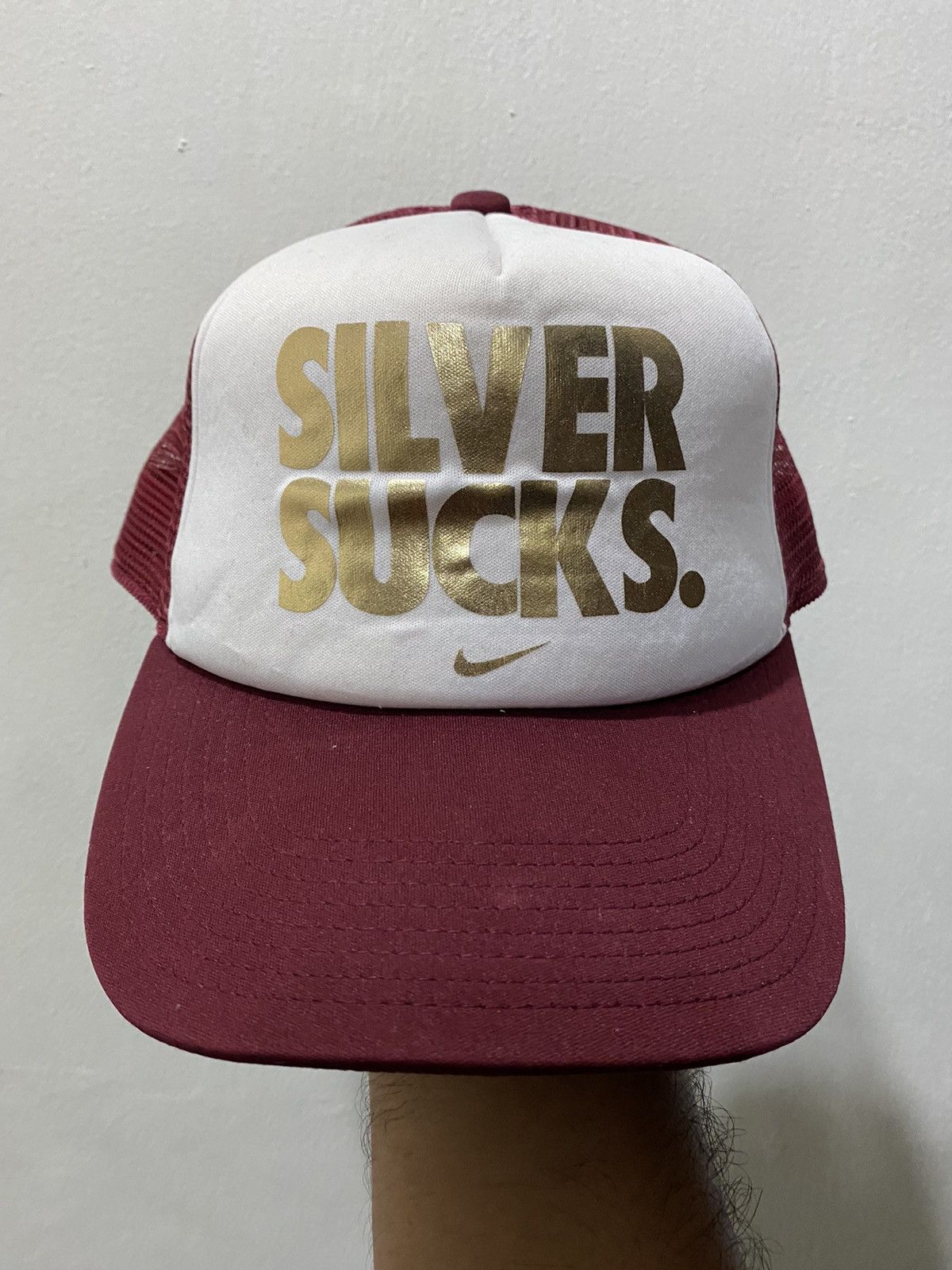 Nike Nike Silver Sucks Trucked Hat Size ONE SIZE - 1 Thumbnail