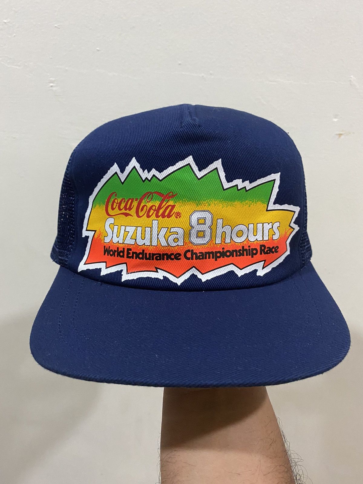 Vintage 90’s Suzuka 8 Hour Racing Trucker Hat Size ONE SIZE - 2 Thumbnail