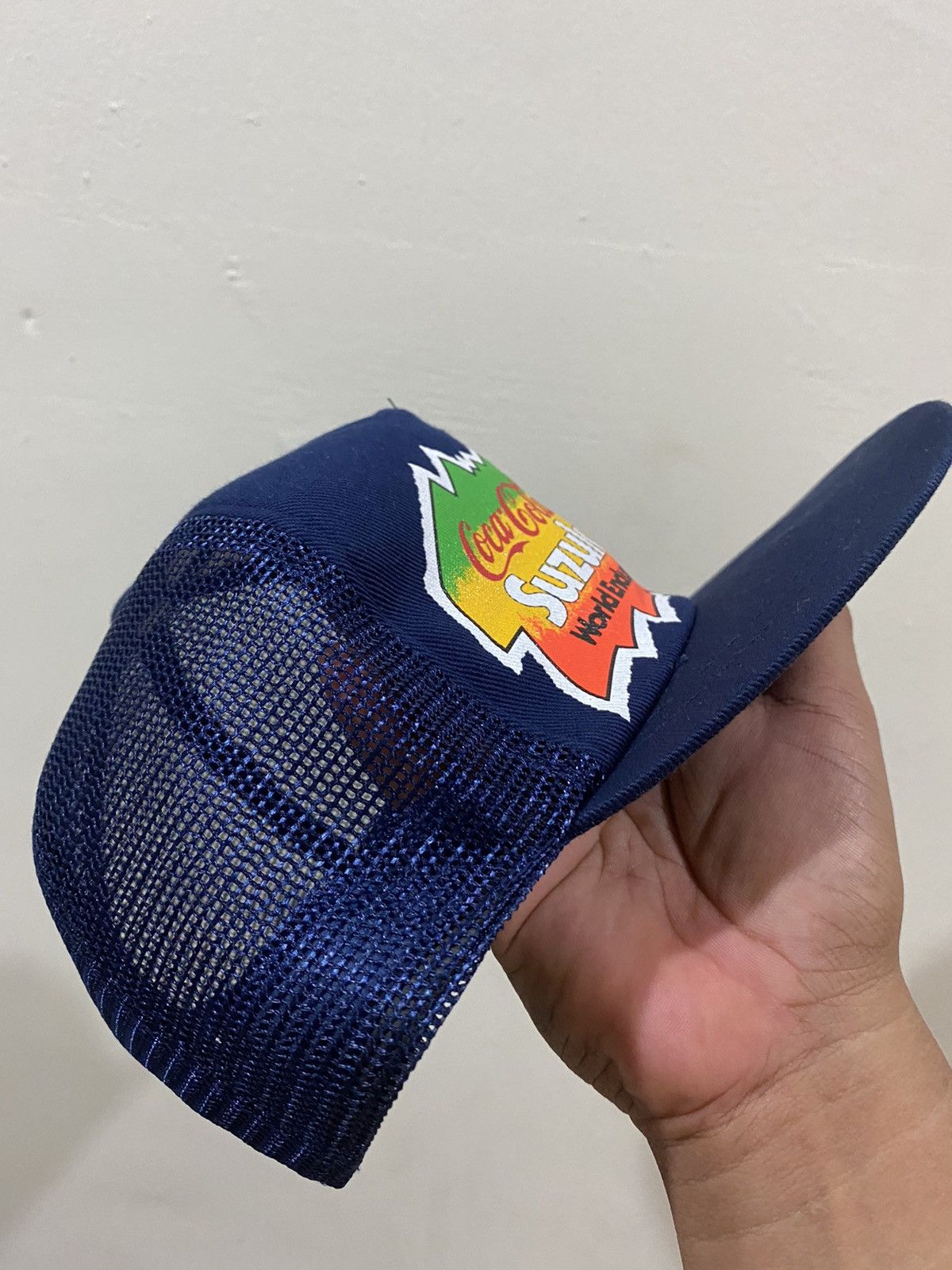Vintage 90’s Suzuka 8 Hour Racing Trucker Hat Size ONE SIZE - 5 Thumbnail