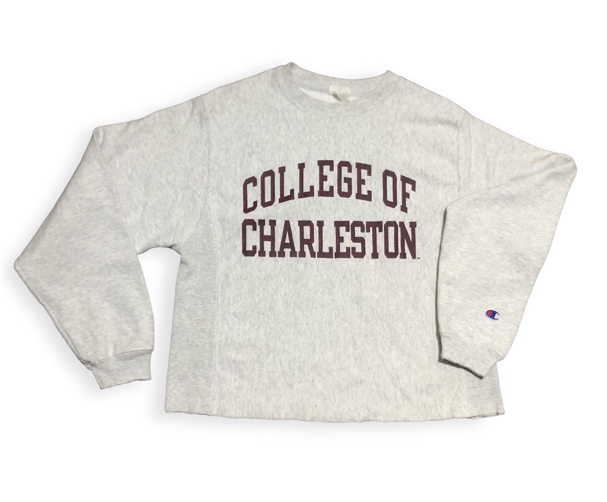 Champion × Vintage Rare Vintage 70s Champion Reverse Wave College of Charleston Size M / US 6-8 / IT 42-44 - 3 Thumbnail
