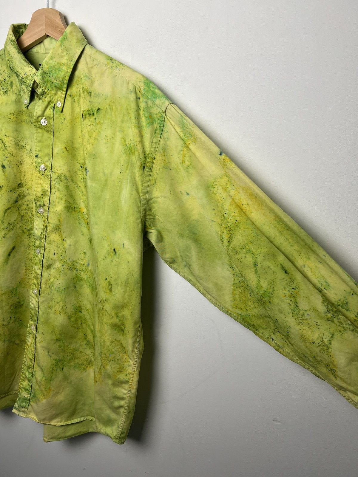 Christian Dior Monsieur DIOR tie dye 1/1 solid cotton vintage shirt 4g volt Size US L / EU 52-54 / 3 - 8 Thumbnail