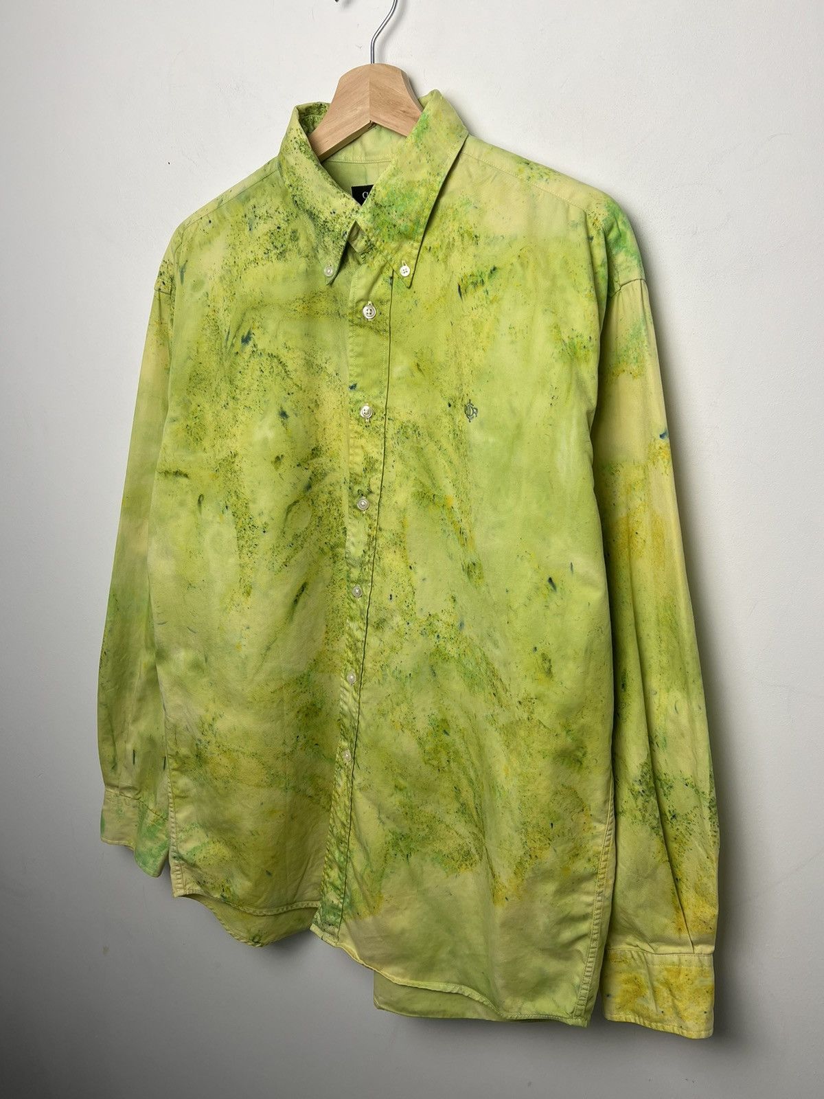 Christian Dior Monsieur DIOR tie dye 1/1 solid cotton vintage shirt 4g volt Size US L / EU 52-54 / 3 - 4 Thumbnail