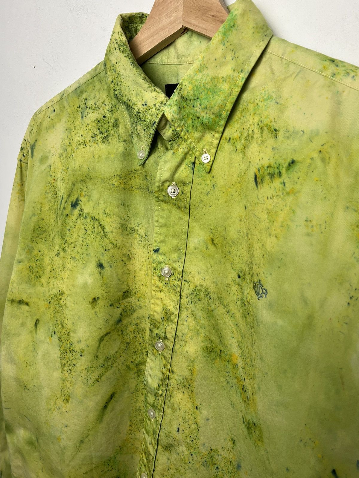 Christian Dior Monsieur DIOR tie dye 1/1 solid cotton vintage shirt 4g volt Size US L / EU 52-54 / 3 - 5 Thumbnail
