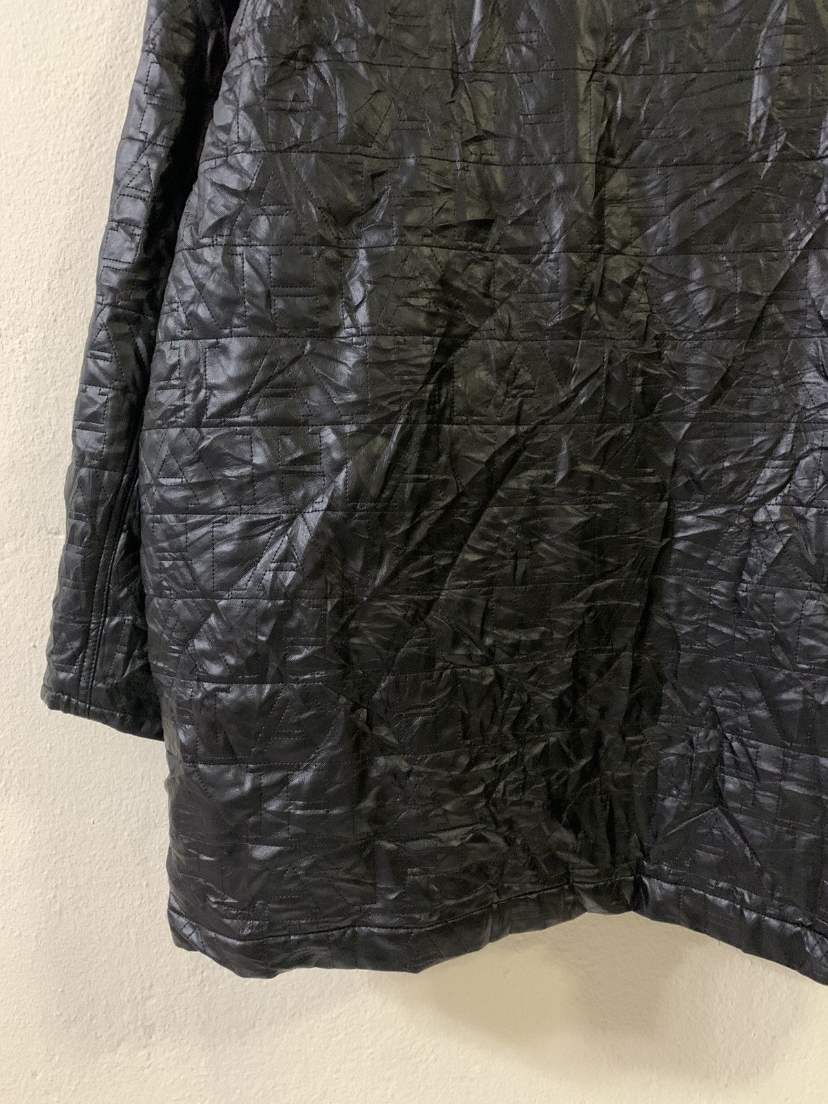 Hardy Amies Hardy Amies Monogram Leather Jacket Size US L / EU 52-54 / 3 - 10 Thumbnail