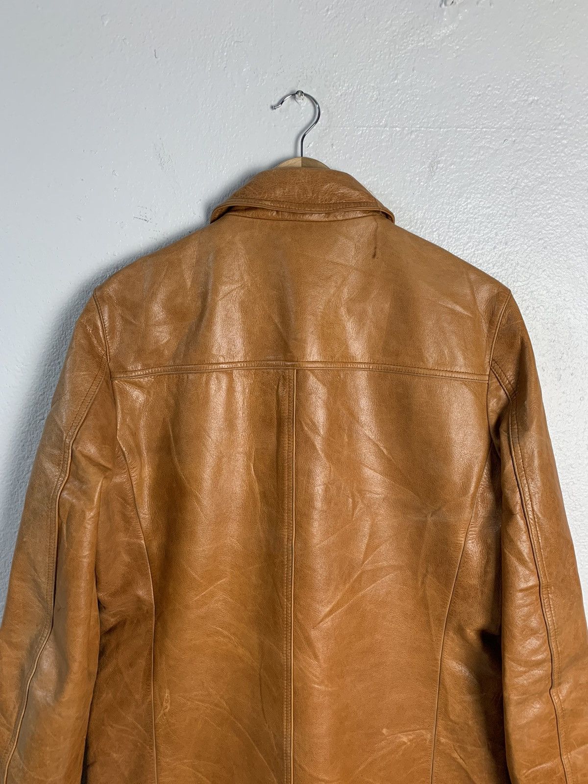 Japanese Brand Jun Men Leather Jacket Size US M / EU 48-50 / 2 - 11 Thumbnail