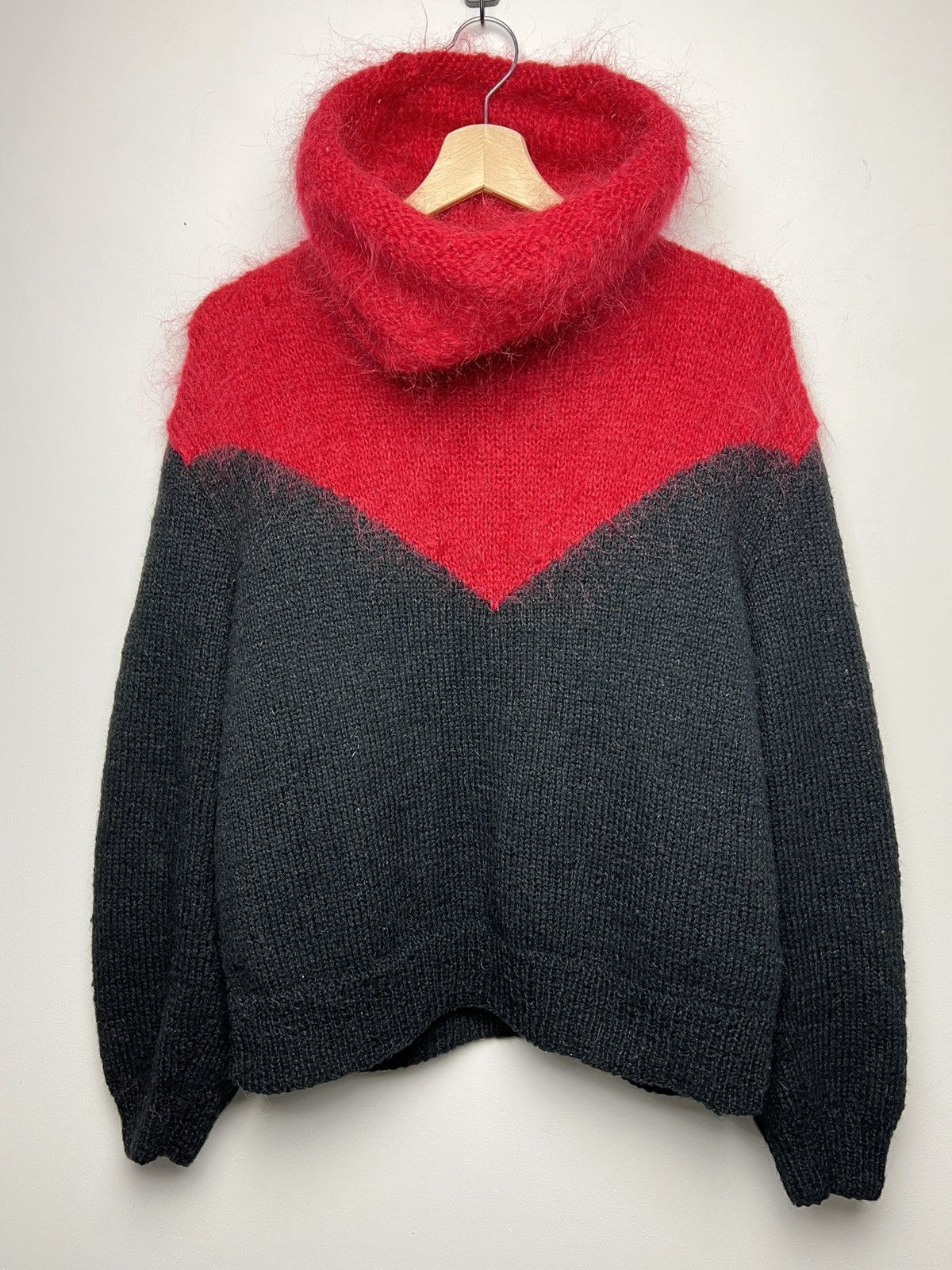 Japanese Brand 1/1 vintage avant garde mohair sweater Size US M / EU 48-50 / 2 - 1 Thumbnail