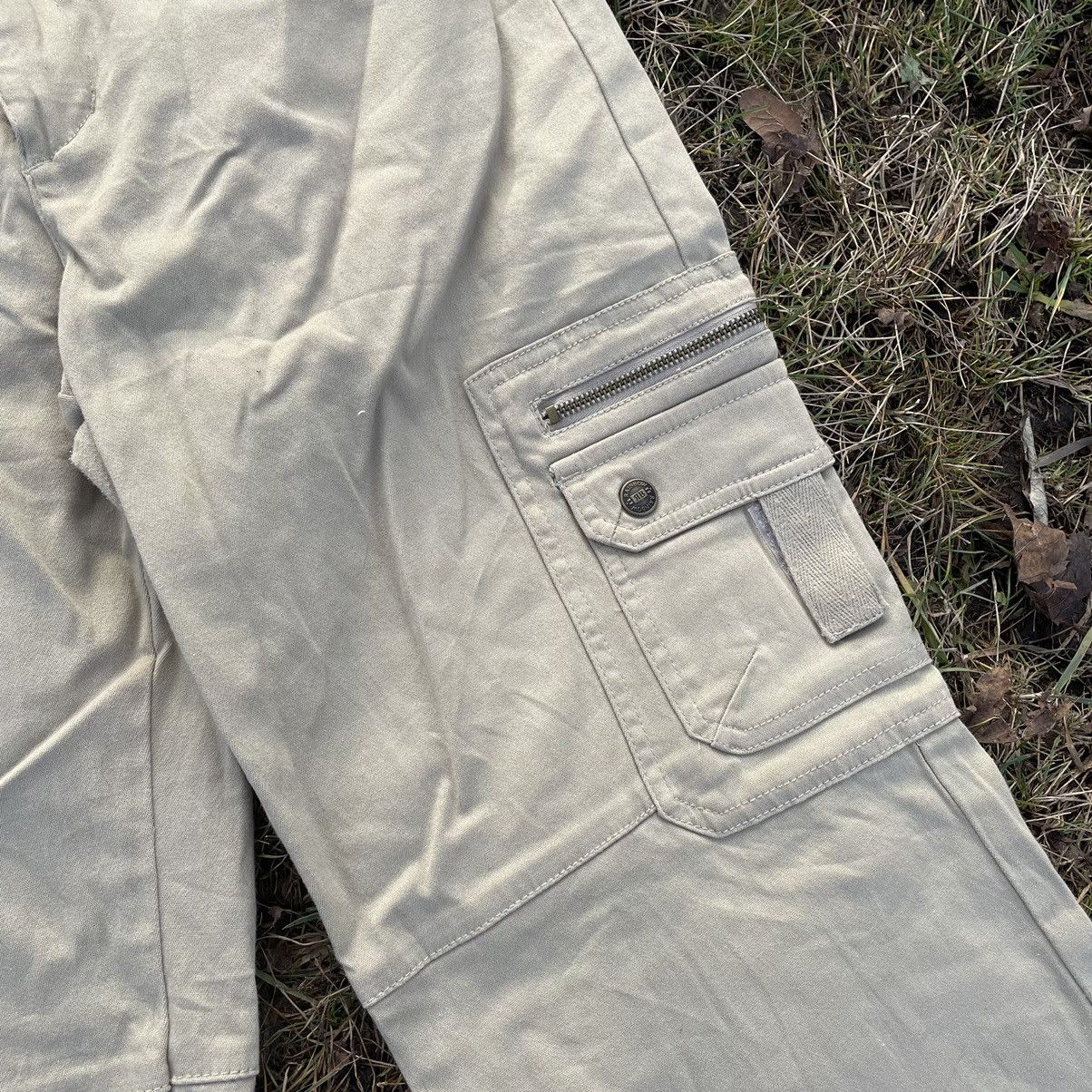 Vintage Vintage 90s Cargo Pants y2k Flared Parachute 30 Size 30" / US 8 / IT 44 - 6 Thumbnail