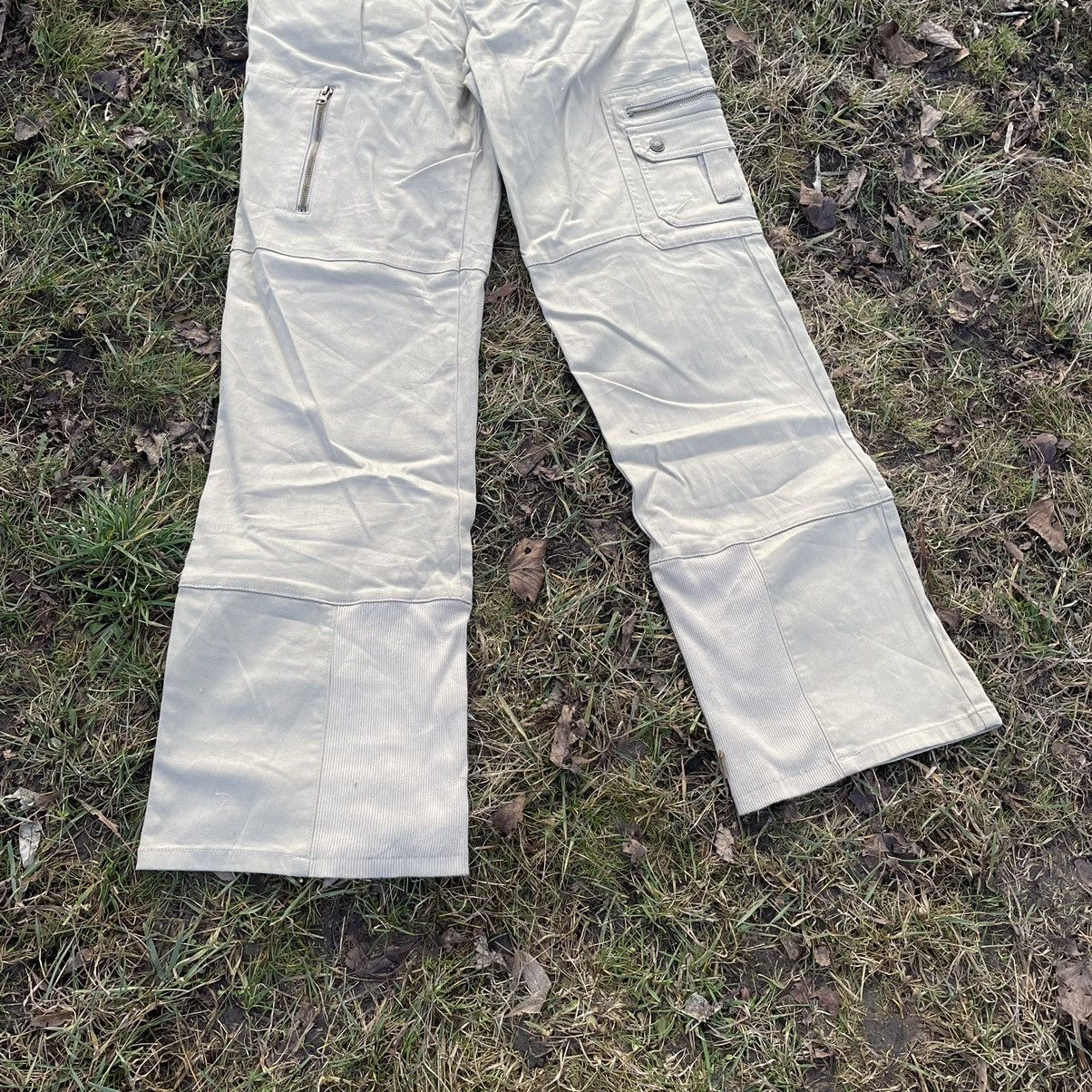 Vintage Vintage 90s Cargo Pants y2k Flared Parachute 30 Size 30" / US 8 / IT 44 - 3 Thumbnail