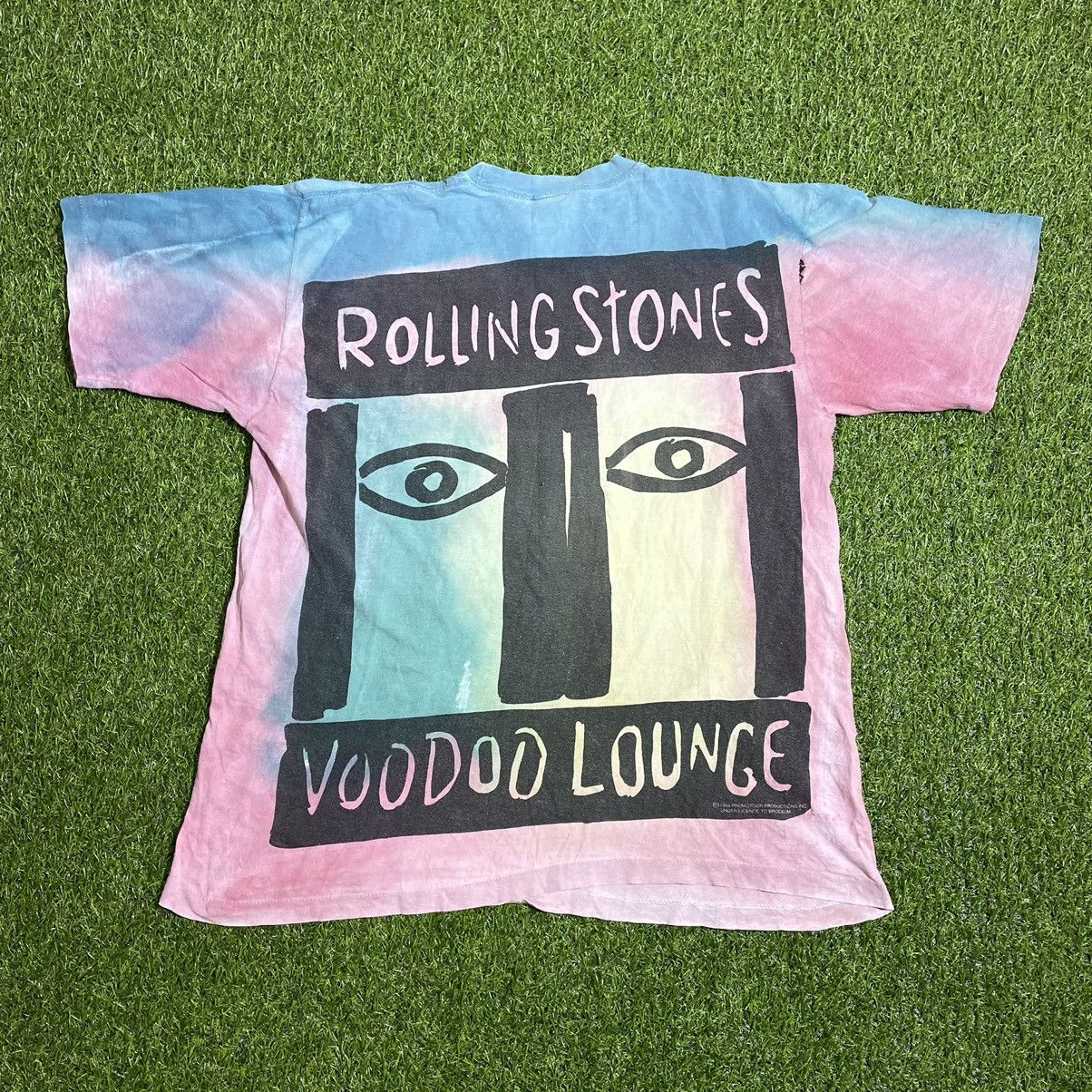 Band Tees Vintage 90s The Rilling Stones Face Tour Language Band Tee Size US XXL / EU 58 / 5 - 10 Thumbnail