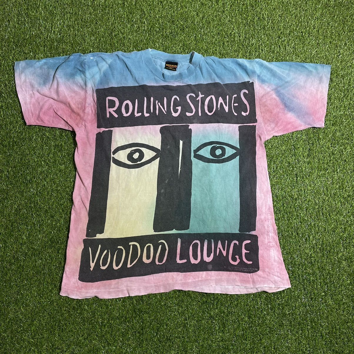 Band Tees Vintage 90s The Rilling Stones Face Tour Language Band Tee Size US XXL / EU 58 / 5 - 3 Thumbnail