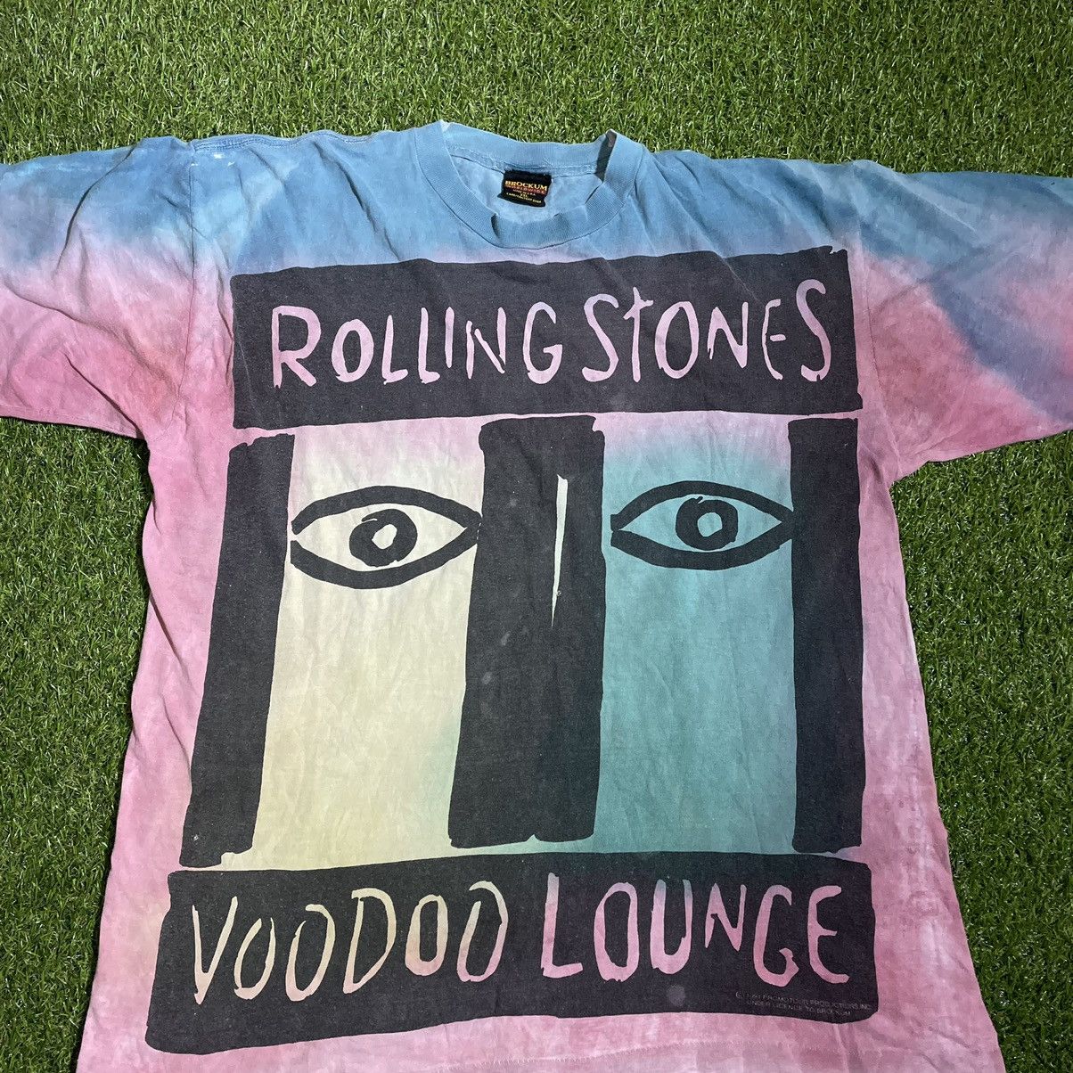 Band Tees Vintage 90s The Rilling Stones Face Tour Language Band Tee Size US XXL / EU 58 / 5 - 6 Thumbnail