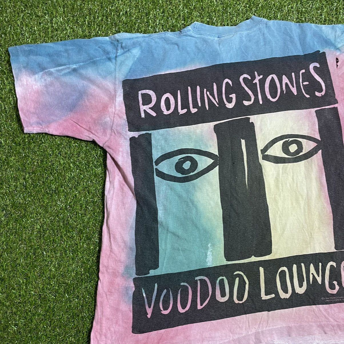 Band Tees Vintage 90s The Rilling Stones Face Tour Language Band Tee Size US XXL / EU 58 / 5 - 12 Thumbnail