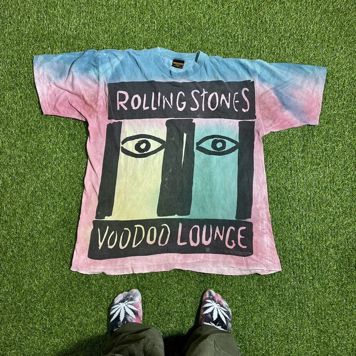Band Tees Vintage 90s The Rilling Stones Face Tour Language Band Tee Size US XXL / EU 58 / 5 - 2 Thumbnail