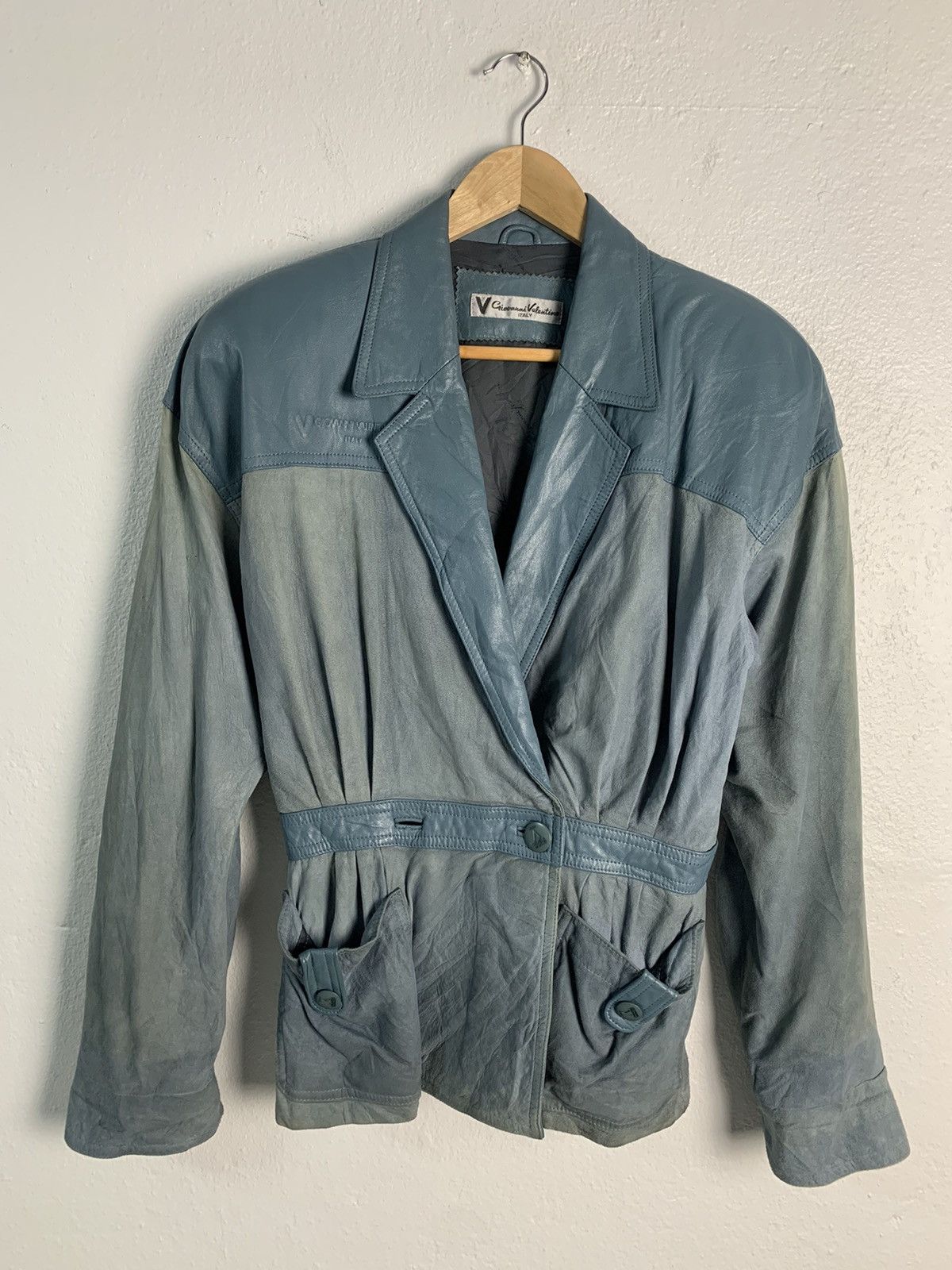 Giovanni Valentino Vintage Giovanni Valentino Leather Jacket Size S / US 4 / IT 40 - 1 Thumbnail