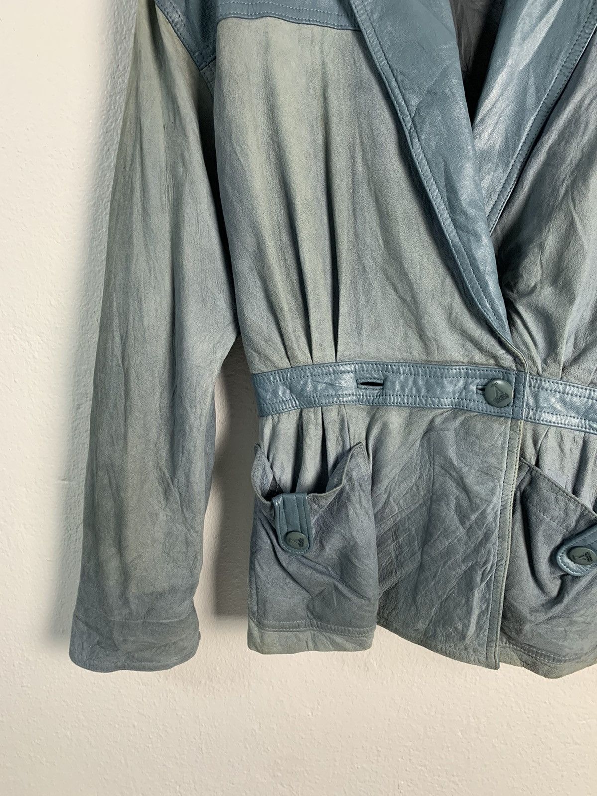 Giovanni Valentino Vintage Giovanni Valentino Leather Jacket Size S / US 4 / IT 40 - 3 Thumbnail
