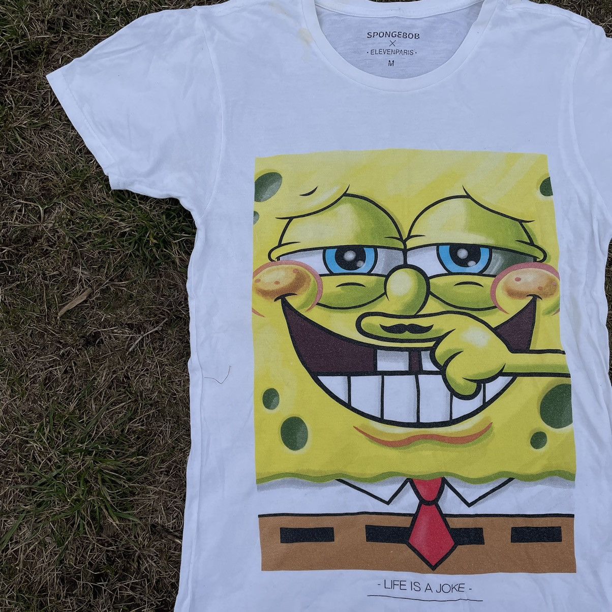 Vintage Vintage Y2K Spongebob Graphic Tee Funny Character Print L Size US L / EU 52-54 / 3 - 4 Thumbnail