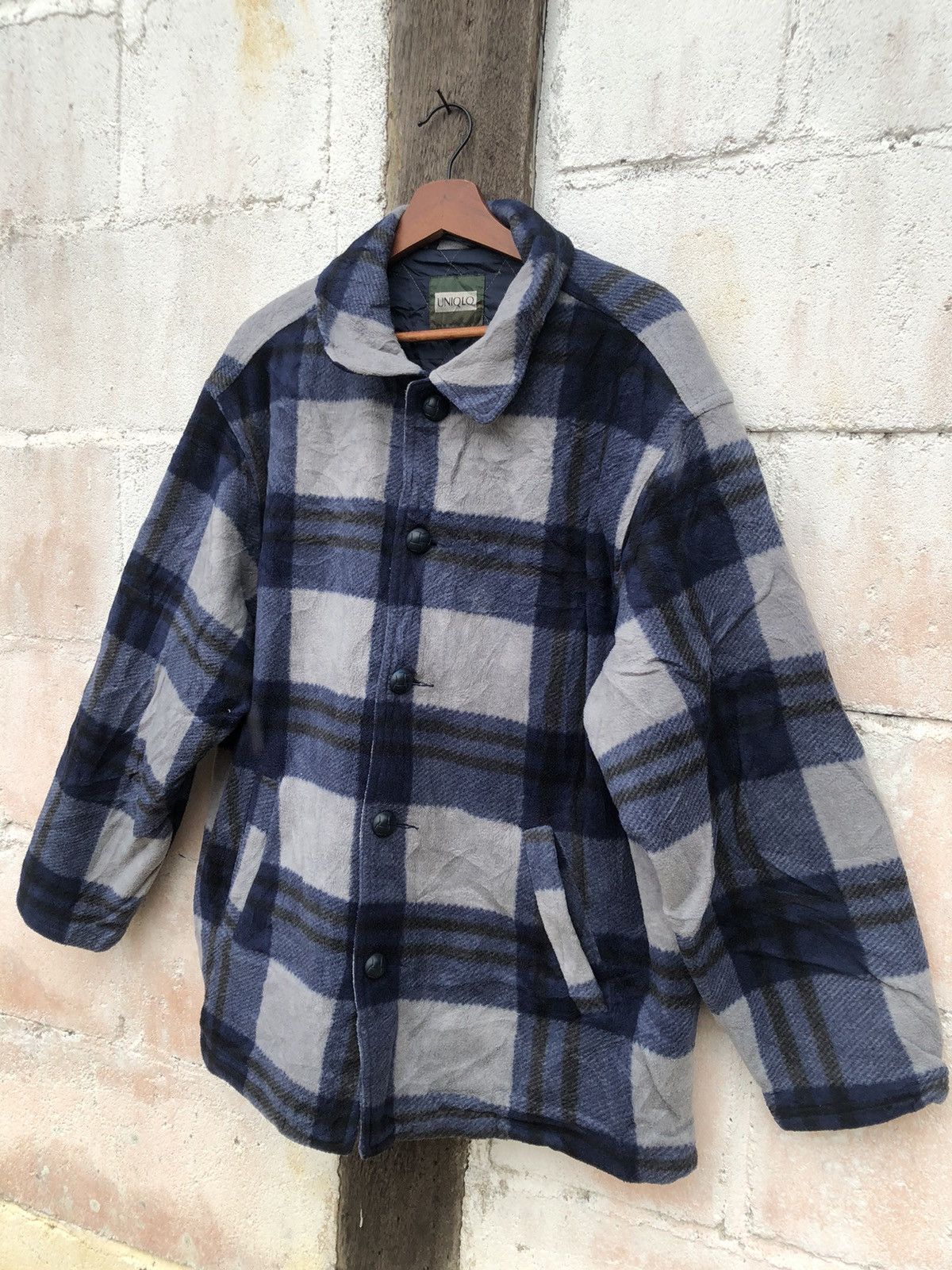 Flannel × Uniqlo Uniqlo Sherpa Fleece Jacket Checkered Size US L / EU 52-54 / 3 - 3 Thumbnail