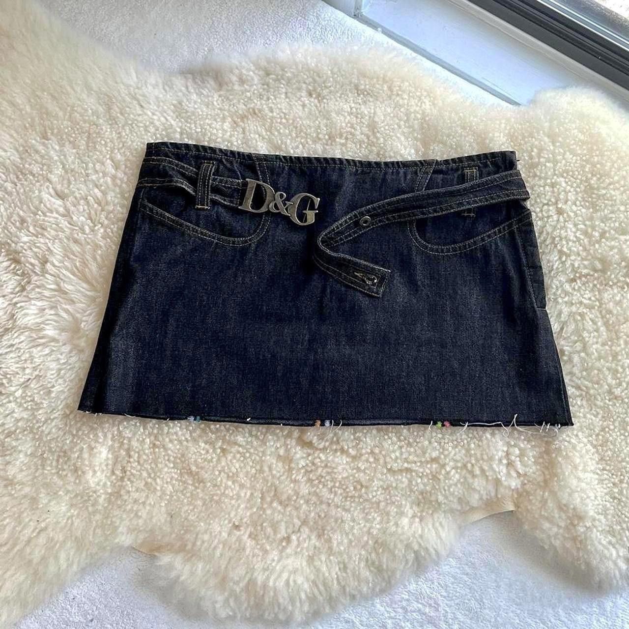 💌VINTAGE RARE DOLCE & GABBANA BELTED MINI SKIRT💌