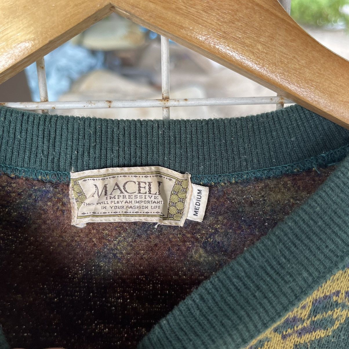Art Comes First × Vintage Maceli Art Abstract Pattern Knitted Sweater Size US M / EU 48-50 / 2 - 5 Thumbnail