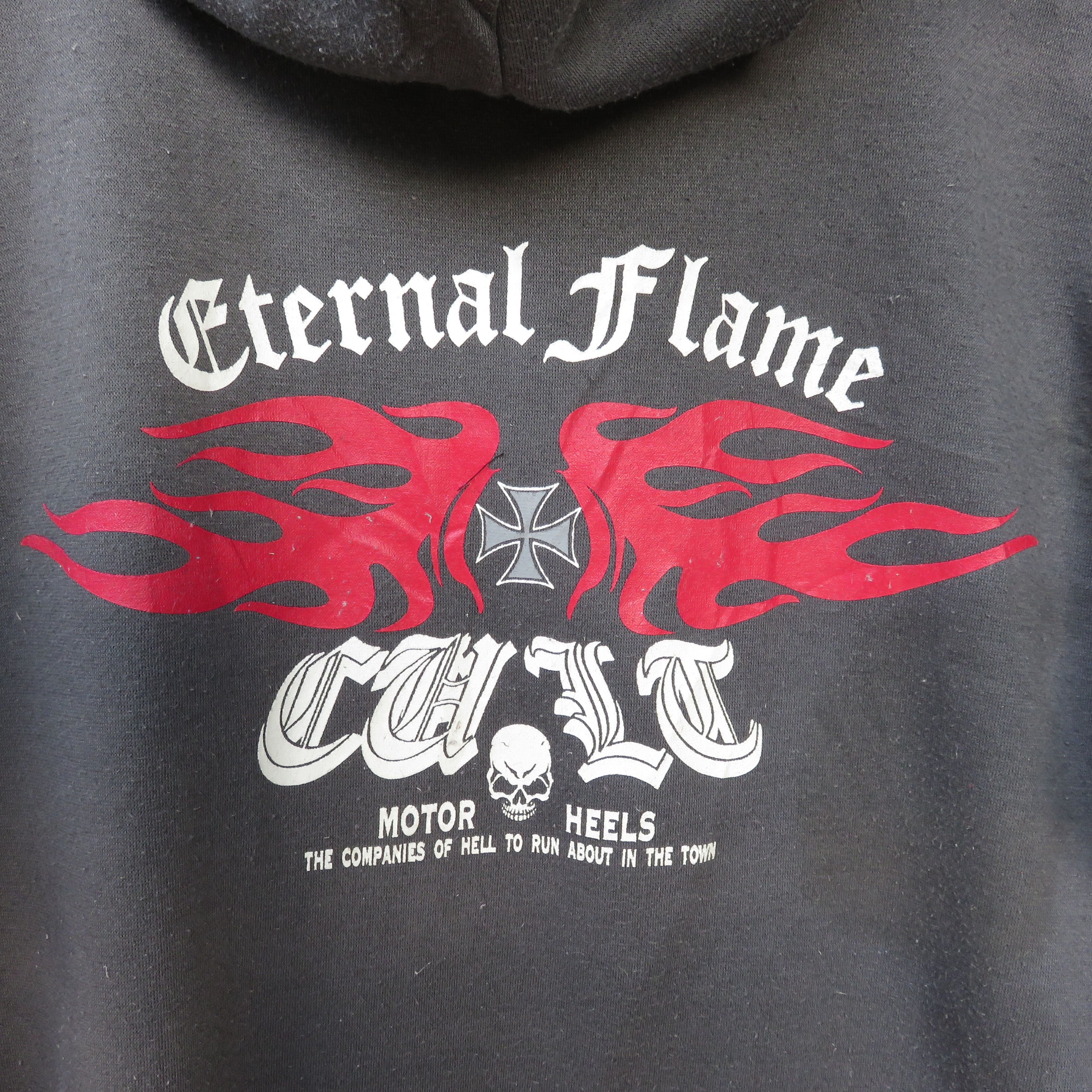 Band Tees × Rap Tees Vintage Eternal Flame Punk Hoodie Size US L / EU 52-54 / 3 - 2 Thumbnail