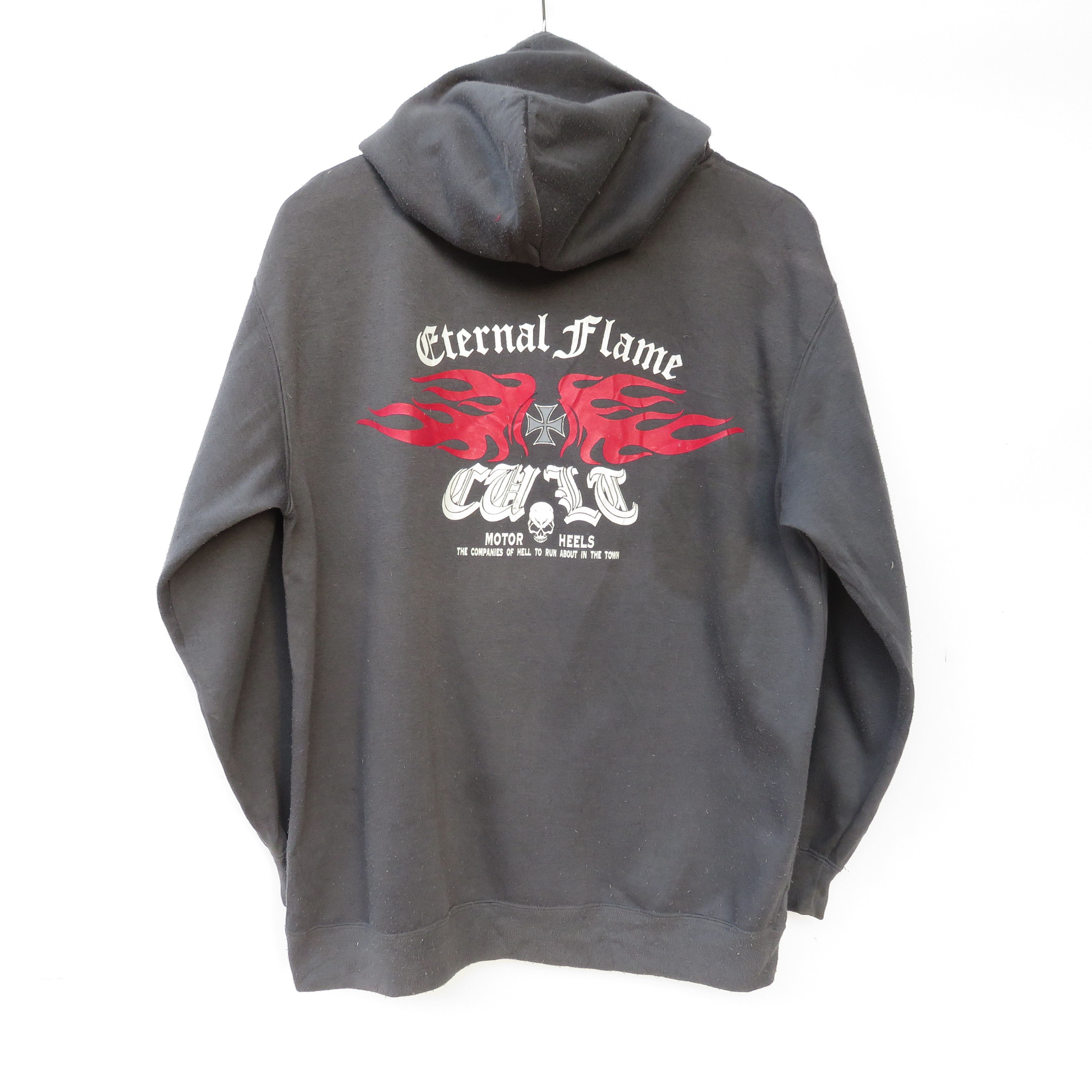Band Tees × Rap Tees Vintage Eternal Flame Punk Hoodie Size US L / EU 52-54 / 3 - 1 Thumbnail