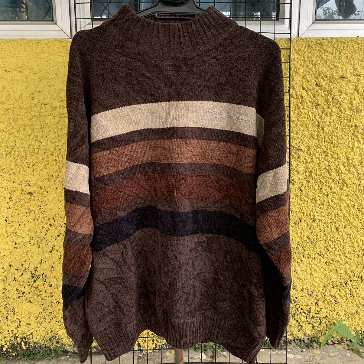 image of Phat Farm Knitwear in Brown, Men's (Size 2XL)