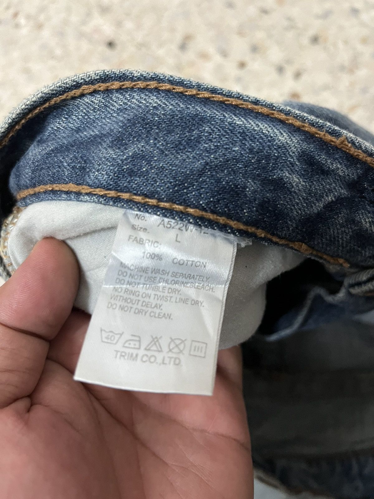 Japanese Brand Japanese brand skull distress denim Size US 33 - 6 Thumbnail