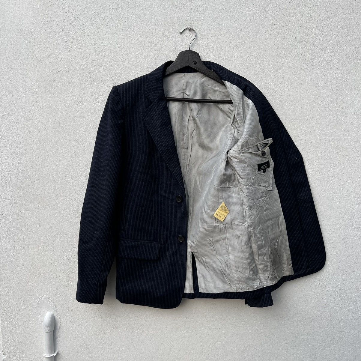 A.P.C. RARE STRIPED CASUAL JACKET APC JAPAN Size US XS / EU 42 / 0 - 10 Thumbnail