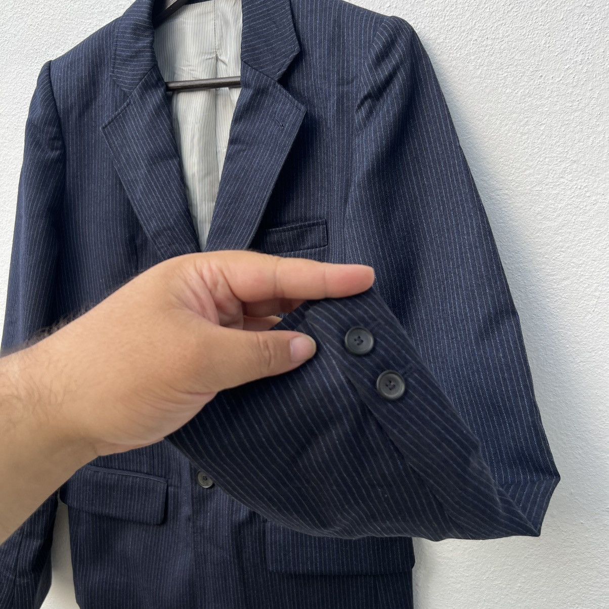 A.P.C. RARE STRIPED CASUAL JACKET APC JAPAN Size US XS / EU 42 / 0 - 9 Thumbnail