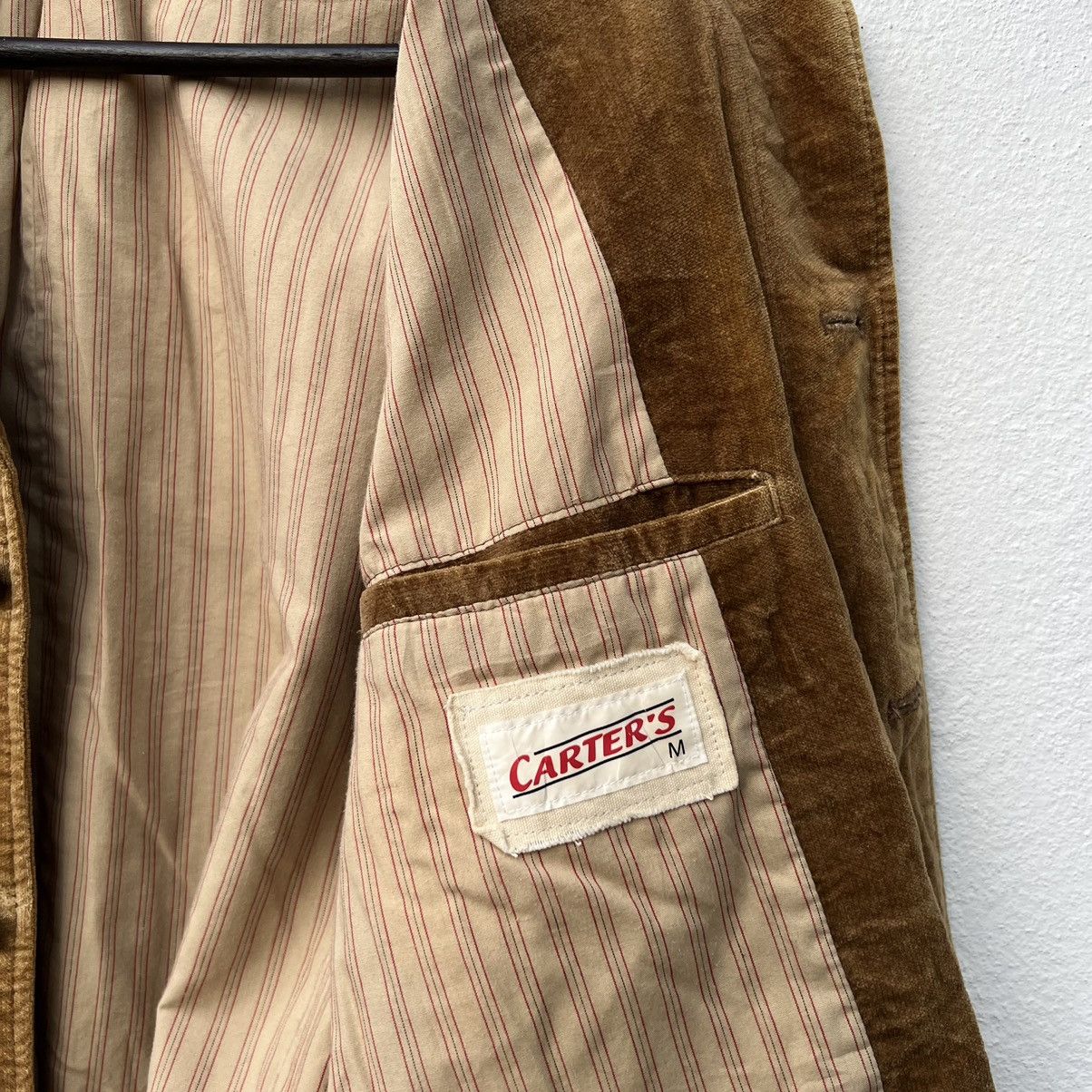 Japanese Brand VINTAGE VELVET WORKERS JACKET CARTER’S Size US M / EU 48-50 / 2 - 9 Thumbnail