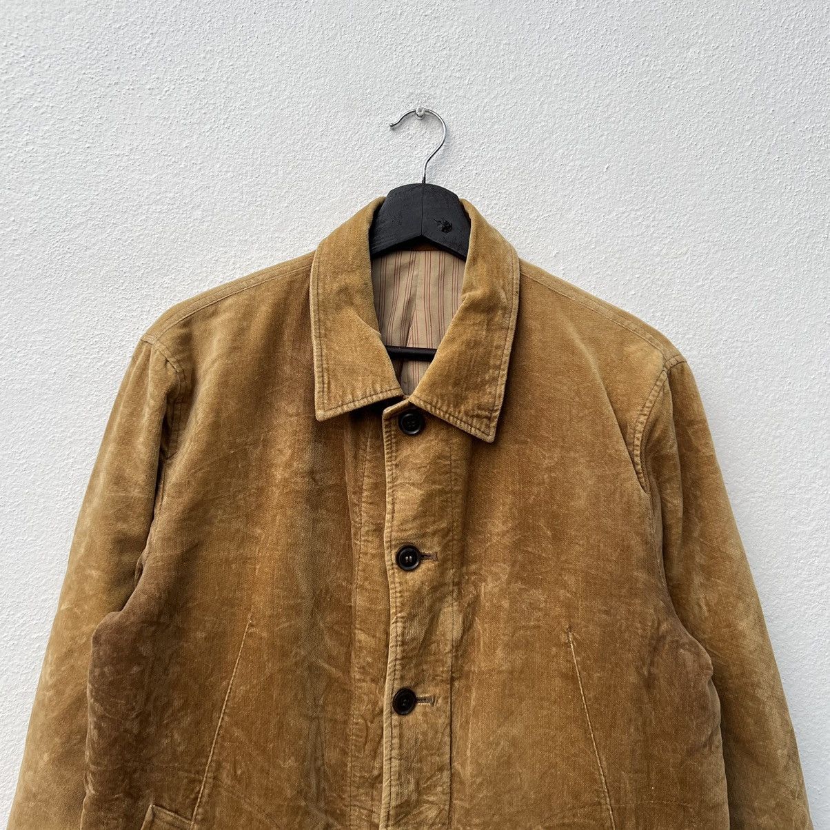 Japanese Brand VINTAGE VELVET WORKERS JACKET CARTER’S Size US M / EU 48-50 / 2 - 3 Thumbnail