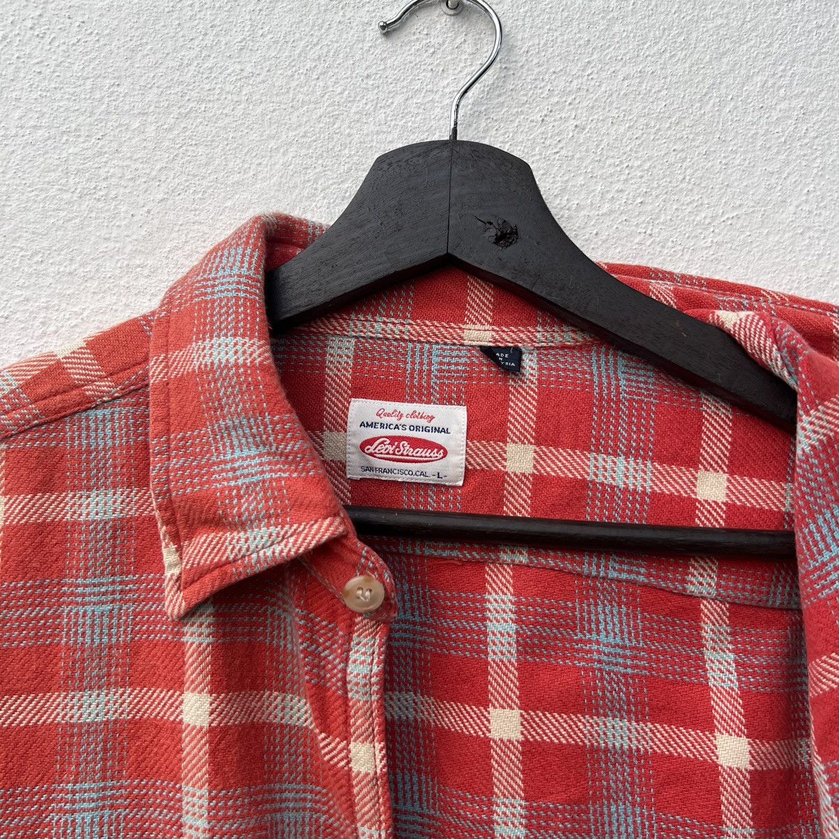 Levi's VINTAGE LEVI’S STRAUSS FLANNEL JACKET TARTAN DESIGN Size US L / EU 52-54 / 3 - 12 Thumbnail