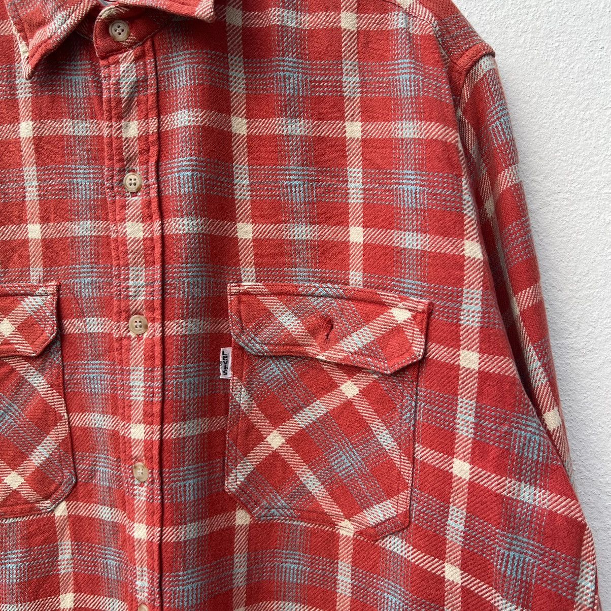 Levi's VINTAGE LEVI’S STRAUSS FLANNEL JACKET TARTAN DESIGN Size US L / EU 52-54 / 3 - 6 Thumbnail