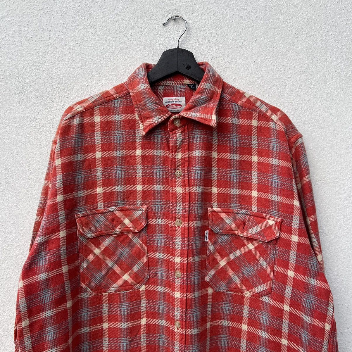 Levi's VINTAGE LEVI’S STRAUSS FLANNEL JACKET TARTAN DESIGN Size US L / EU 52-54 / 3 - 3 Thumbnail