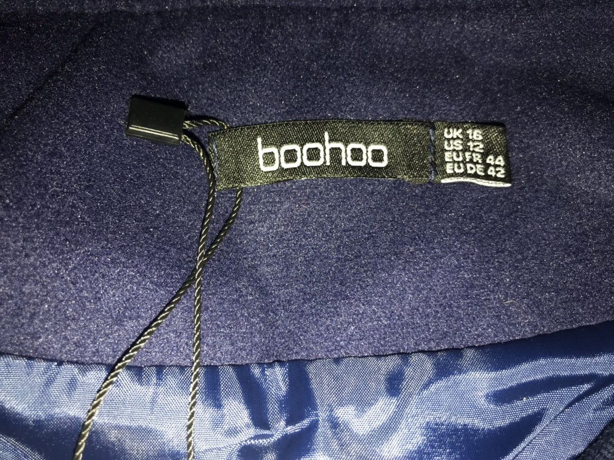 Boohoo OVERSIZED 00 COLORBLOCK VARSITY BOMBER JACKET Size L / US 10 / IT 46 - 5 Thumbnail