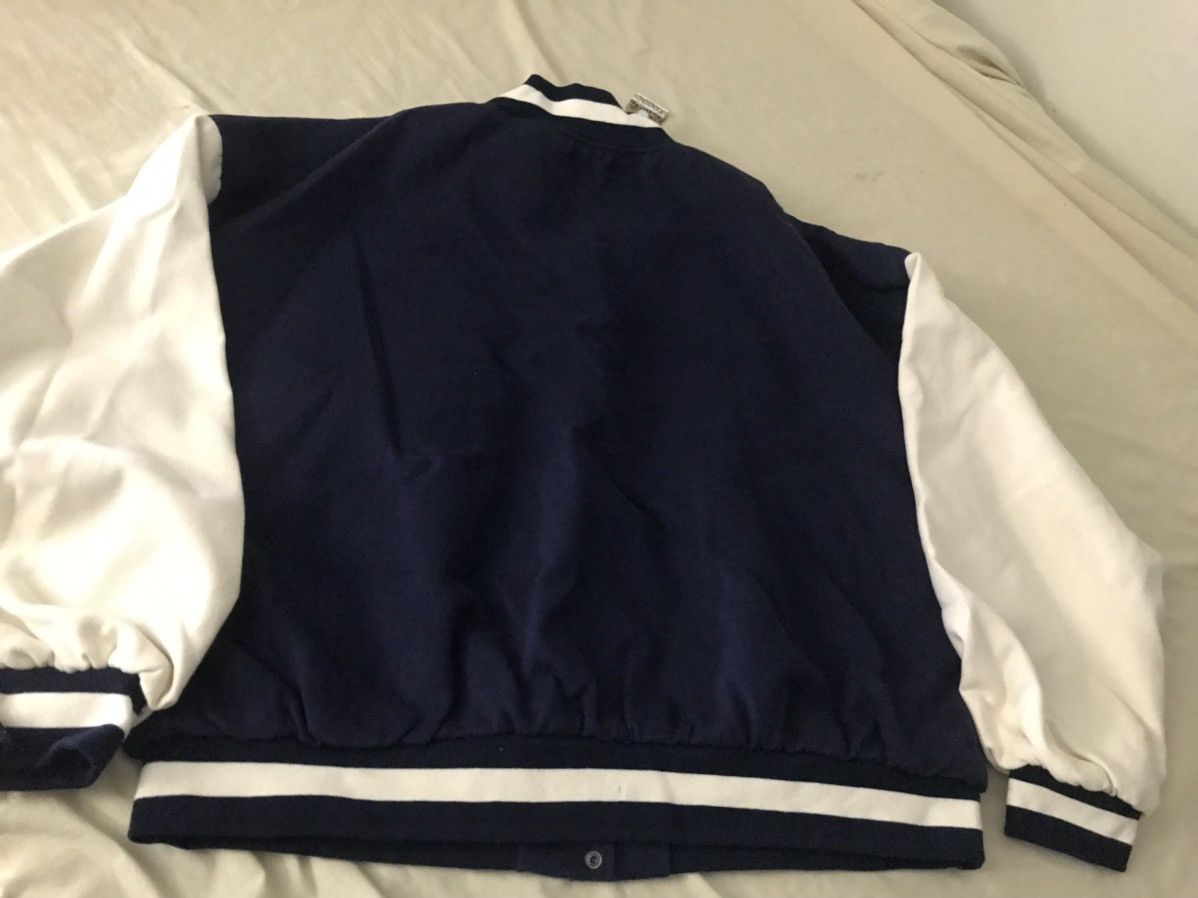 Boohoo OVERSIZED 00 COLORBLOCK VARSITY BOMBER JACKET Size L / US 10 / IT 46 - 4 Thumbnail