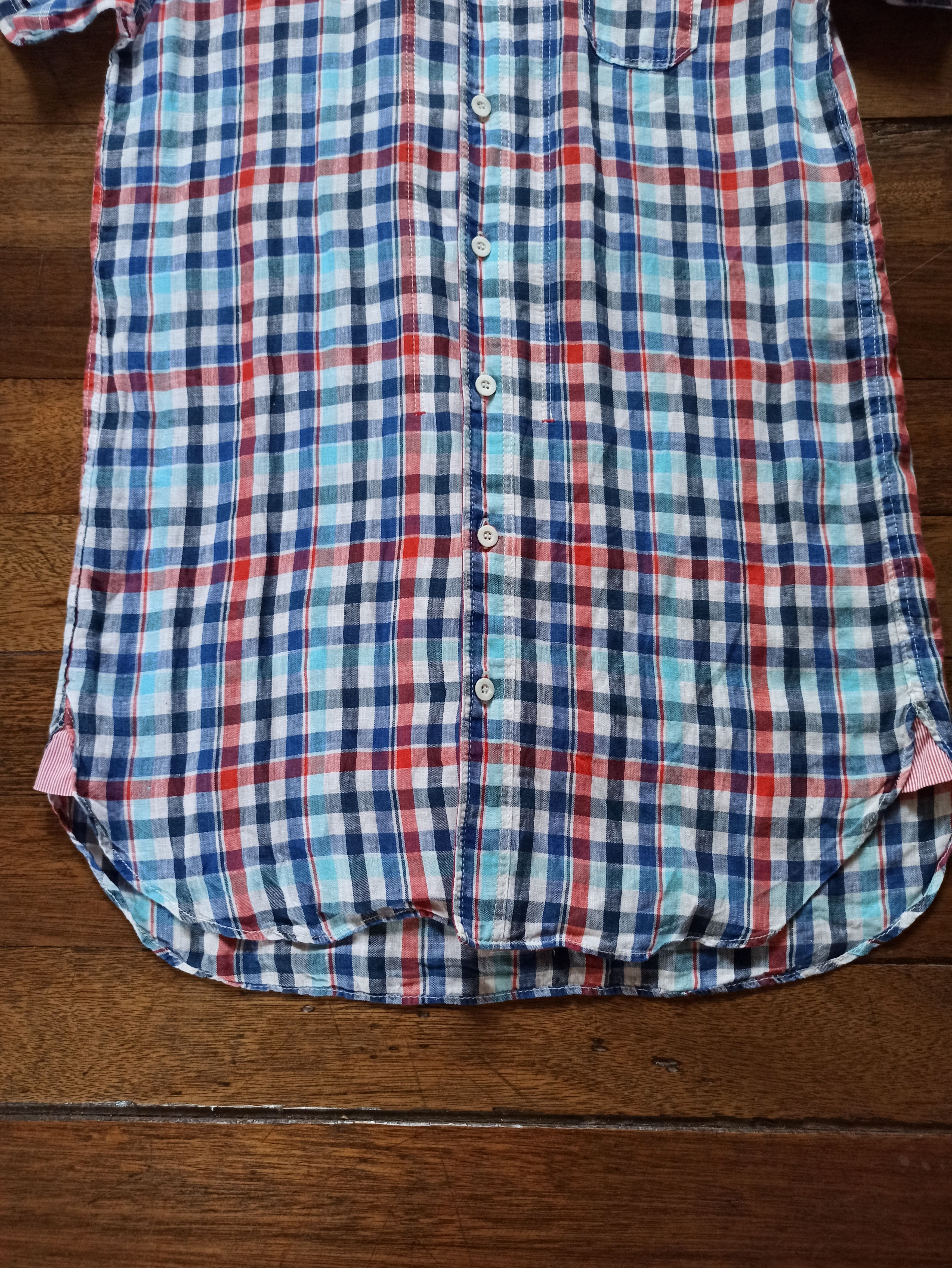 Junya Watanabe Cdg Junya Watanabe Checkered Long Polo Size US M / EU 48-50 / 2 - 5 Thumbnail