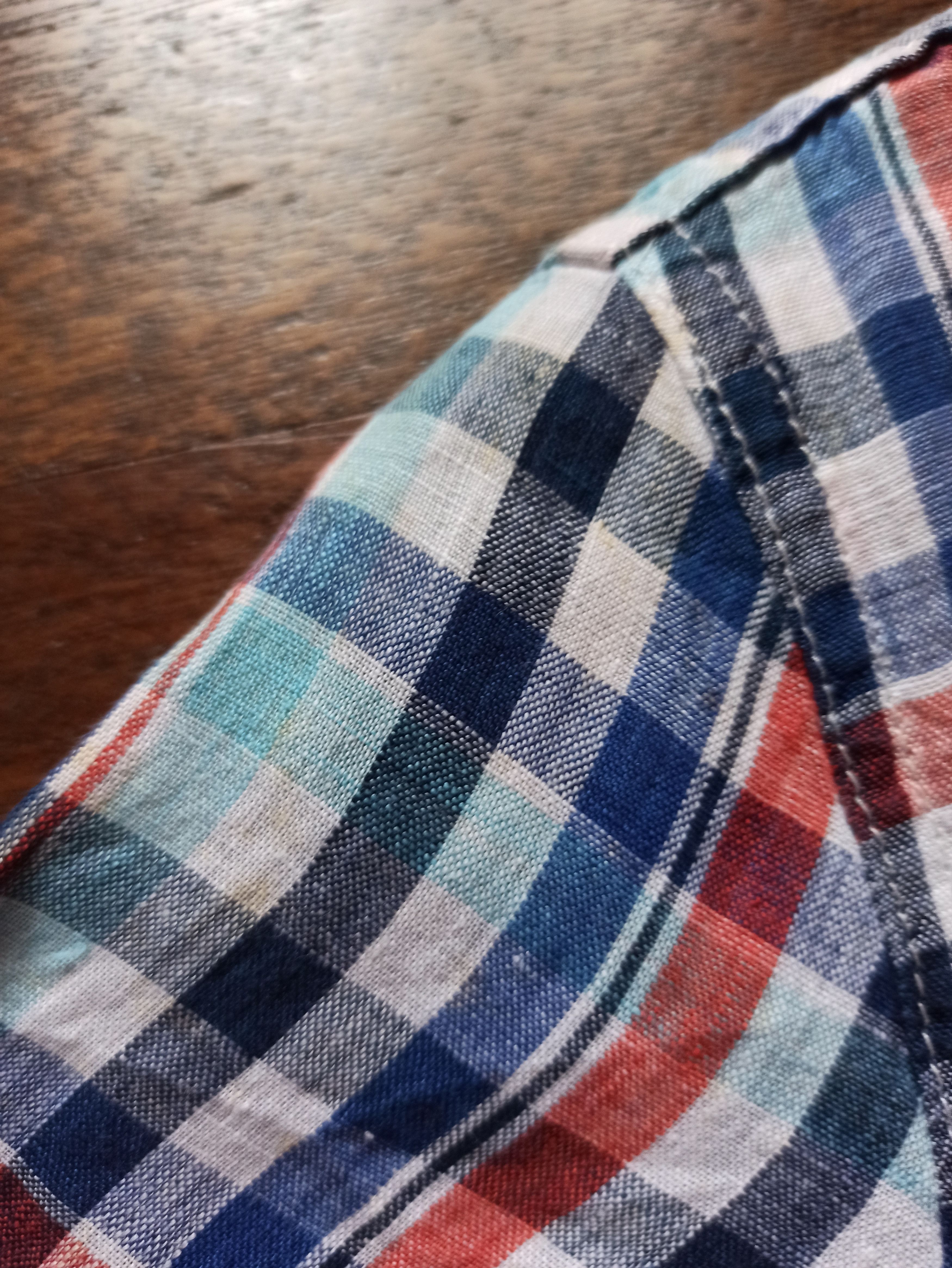 Junya Watanabe Cdg Junya Watanabe Checkered Long Polo Size US M / EU 48-50 / 2 - 7 Thumbnail