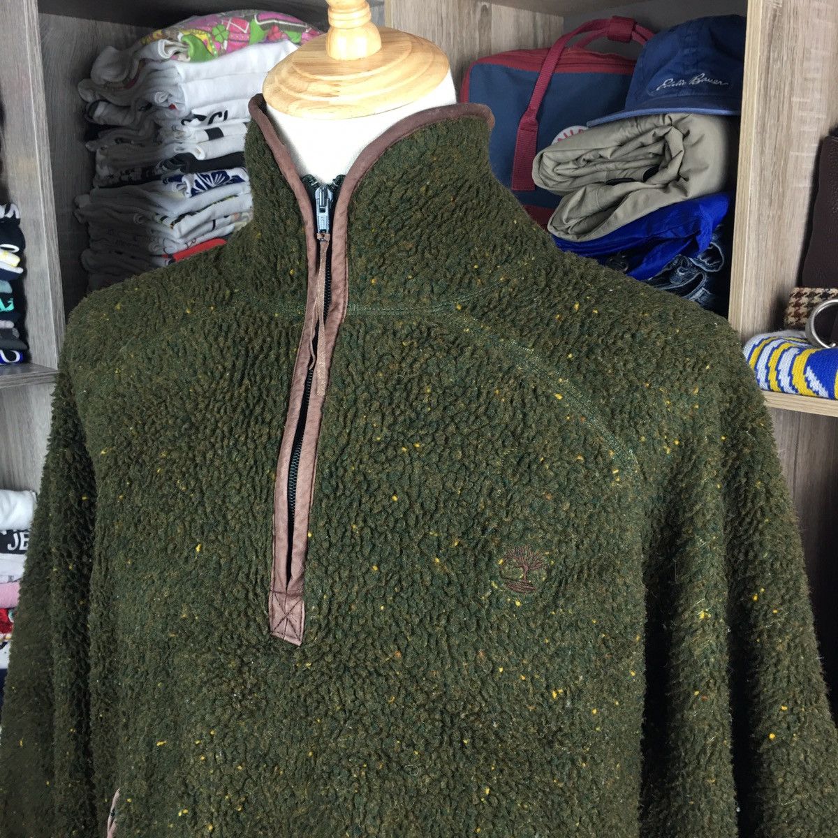 Timberland × Vintage 💥Vintage Timberland Sherpa Fleece Jacket Size US S / EU 44-46 / 1 - 2 Thumbnail