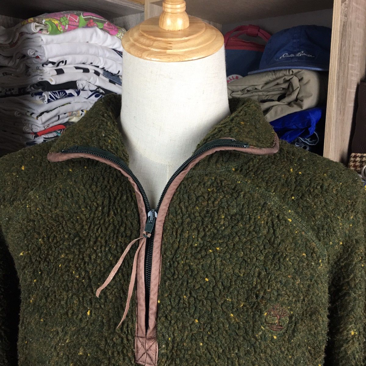 Timberland × Vintage 💥Vintage Timberland Sherpa Fleece Jacket Size US S / EU 44-46 / 1 - 5 Thumbnail