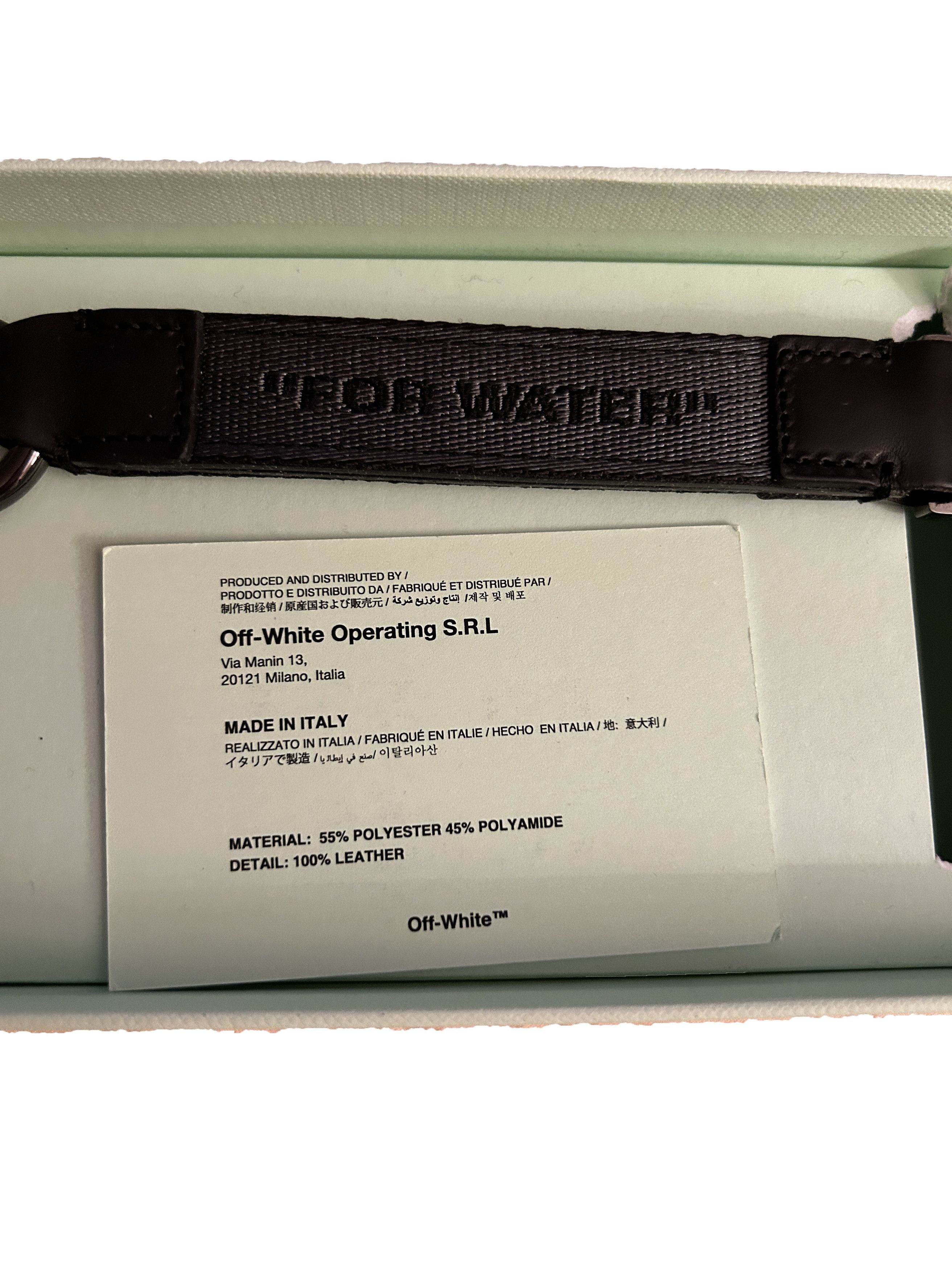 Off-White bottle holder black leather "for water" Virgil abloh Size ONE SIZE - 2 Thumbnail