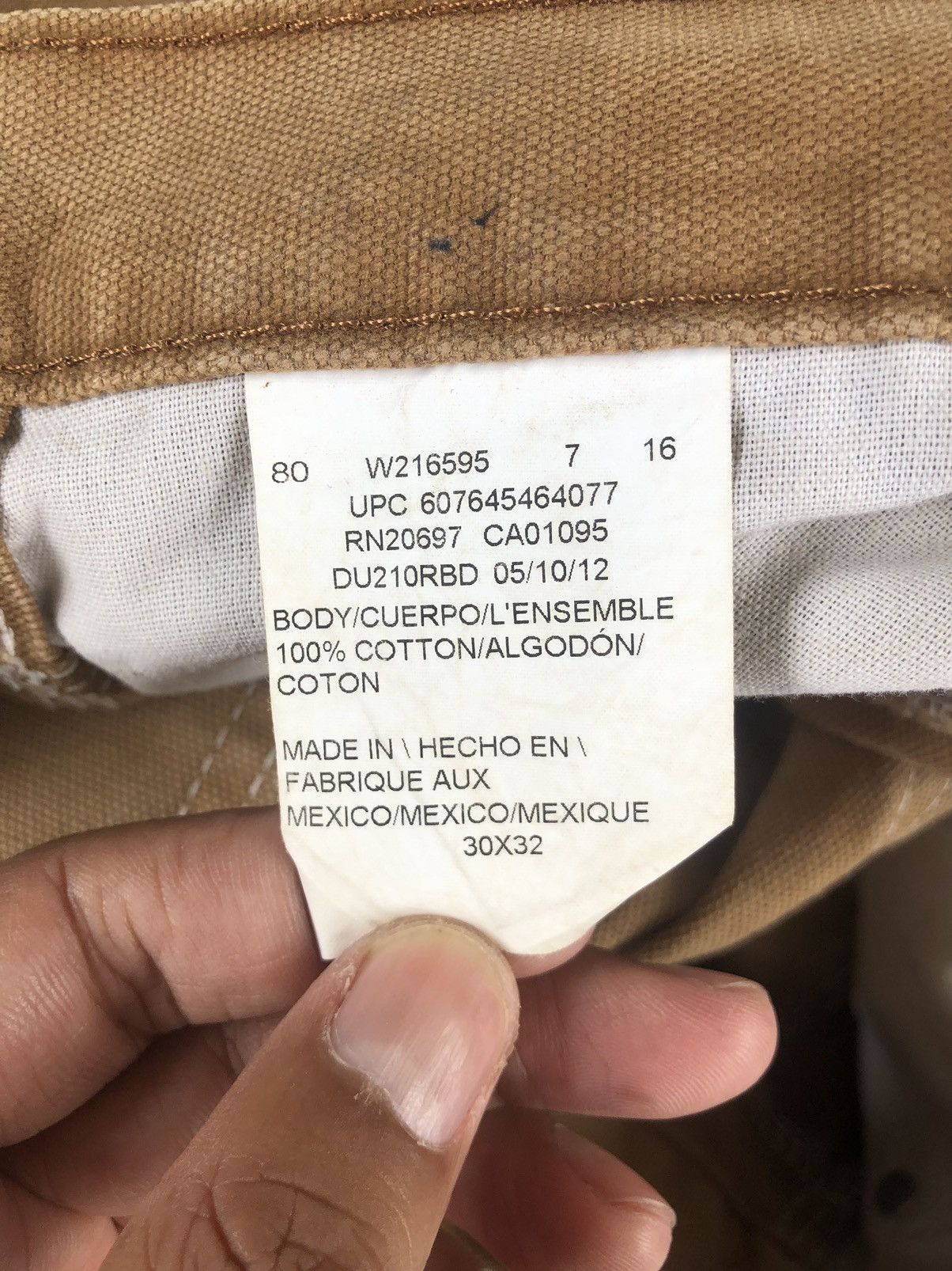 Dickies Vintage Dickies Double Knee Workwear Pants Distressed Jeans Size US 30 / EU 46 - 13 Thumbnail
