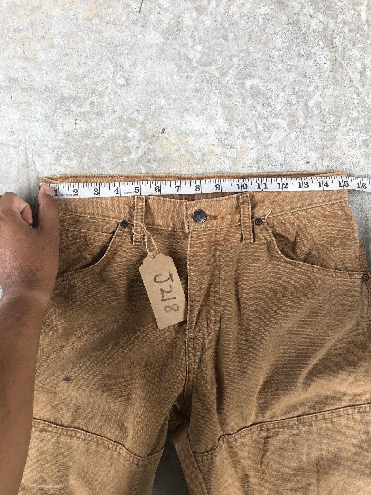 Dickies Vintage Dickies Double Knee Workwear Pants Distressed Jeans Size US 30 / EU 46 - 14 Thumbnail