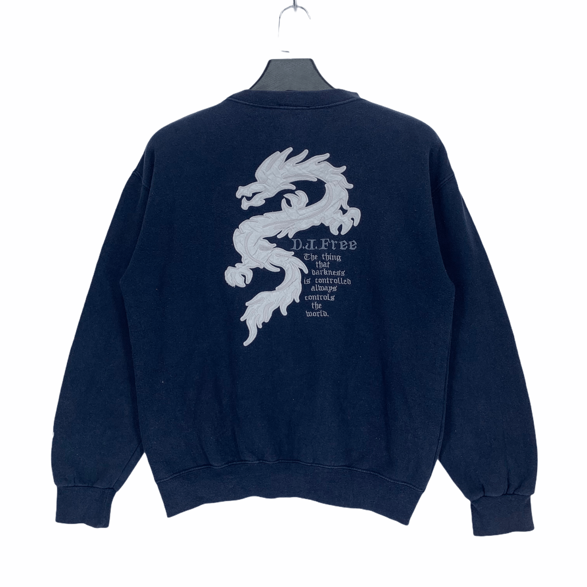 Japanese Brand Dj Free Dragon Big Logo on Back Sweatshirt #2890-92 Size US M / EU 48-50 / 2 - 1 Thumbnail