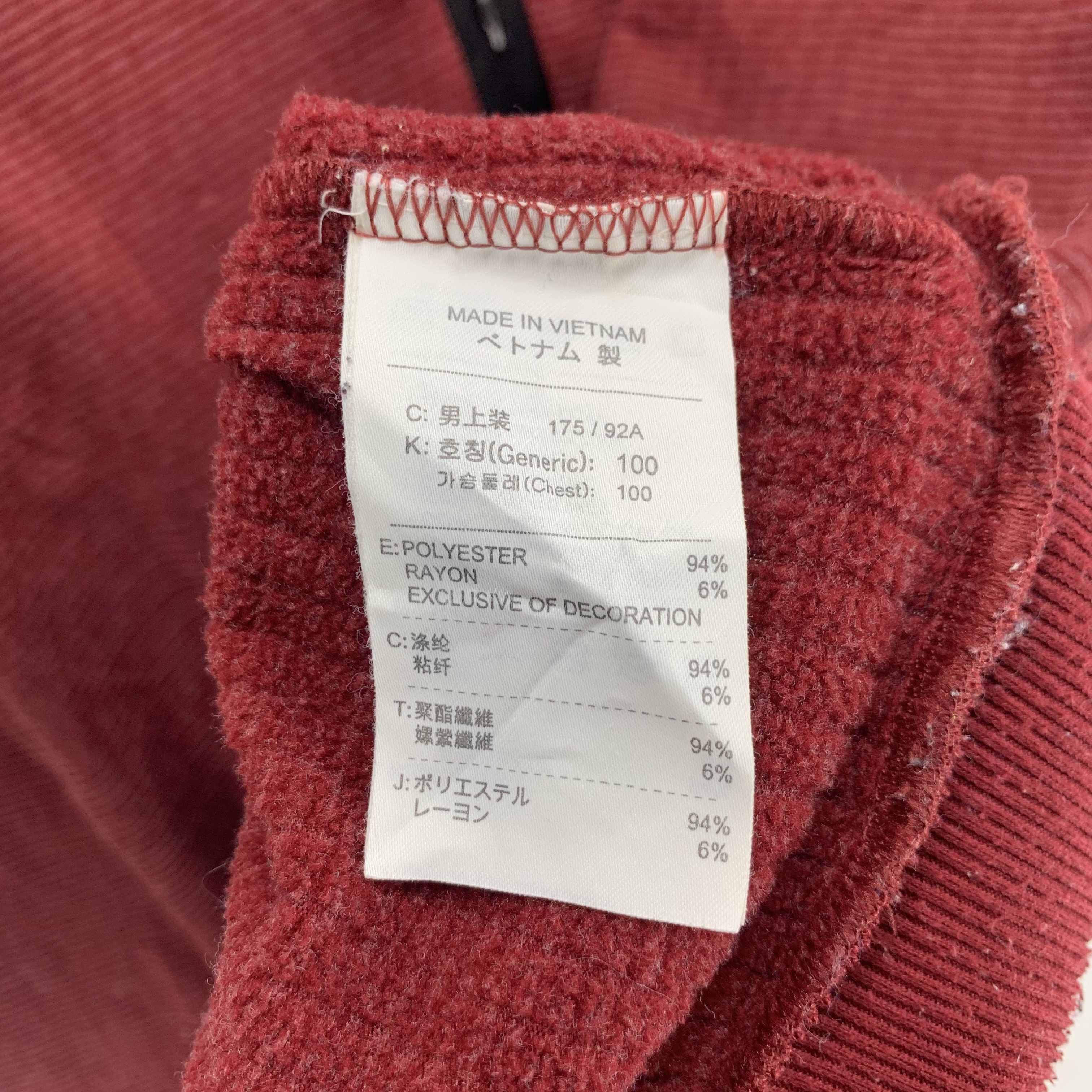 Nike Nike Golf Half Zip Turtle Neck Red Sweatshirt #2873-91 Size US L / EU 52-54 / 3 - 6 Thumbnail