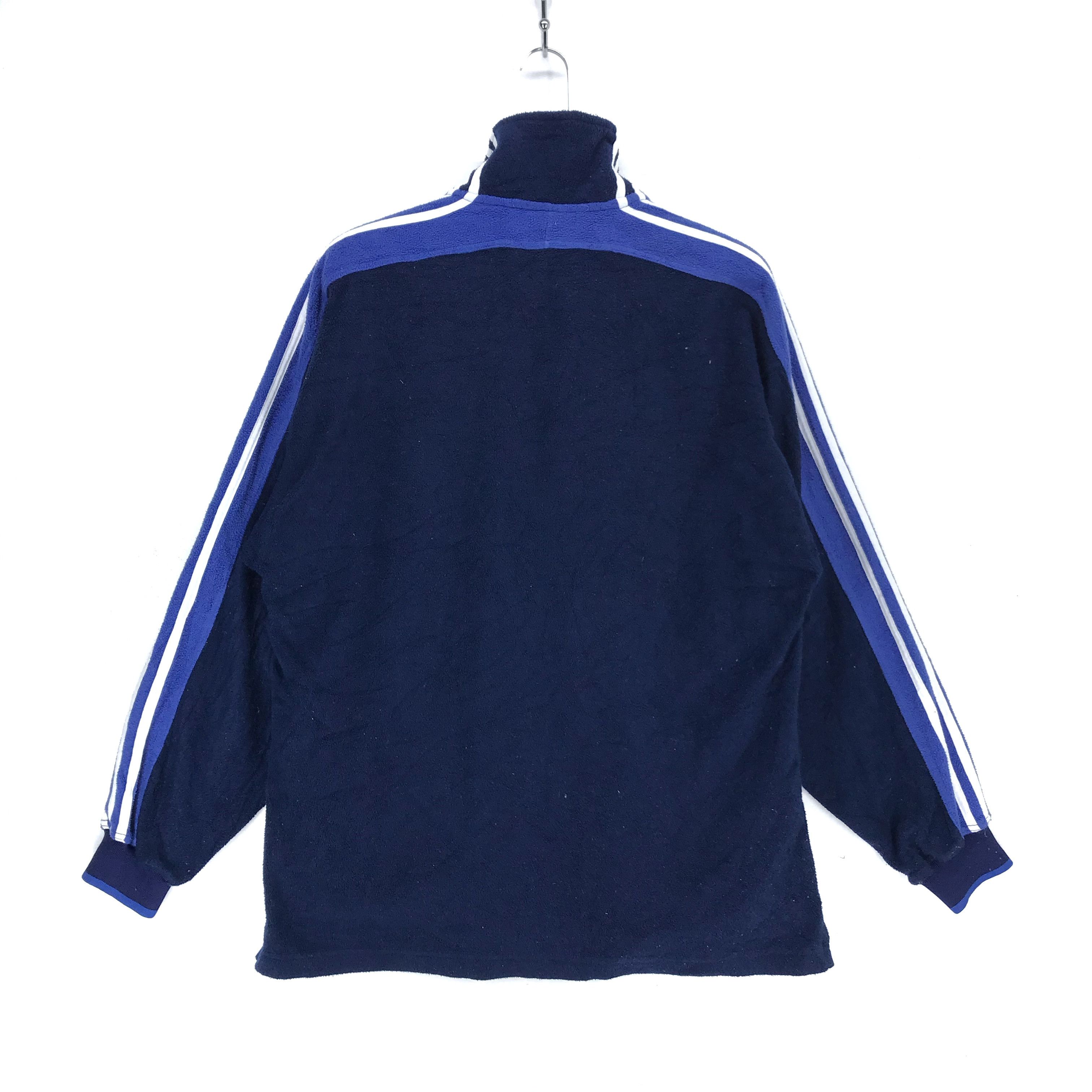Adidas Vintage 90 ADIDAS Half Zip Turtle Neck Fleece #2213-87 Size US M / EU 48-50 / 2 - 9 Thumbnail