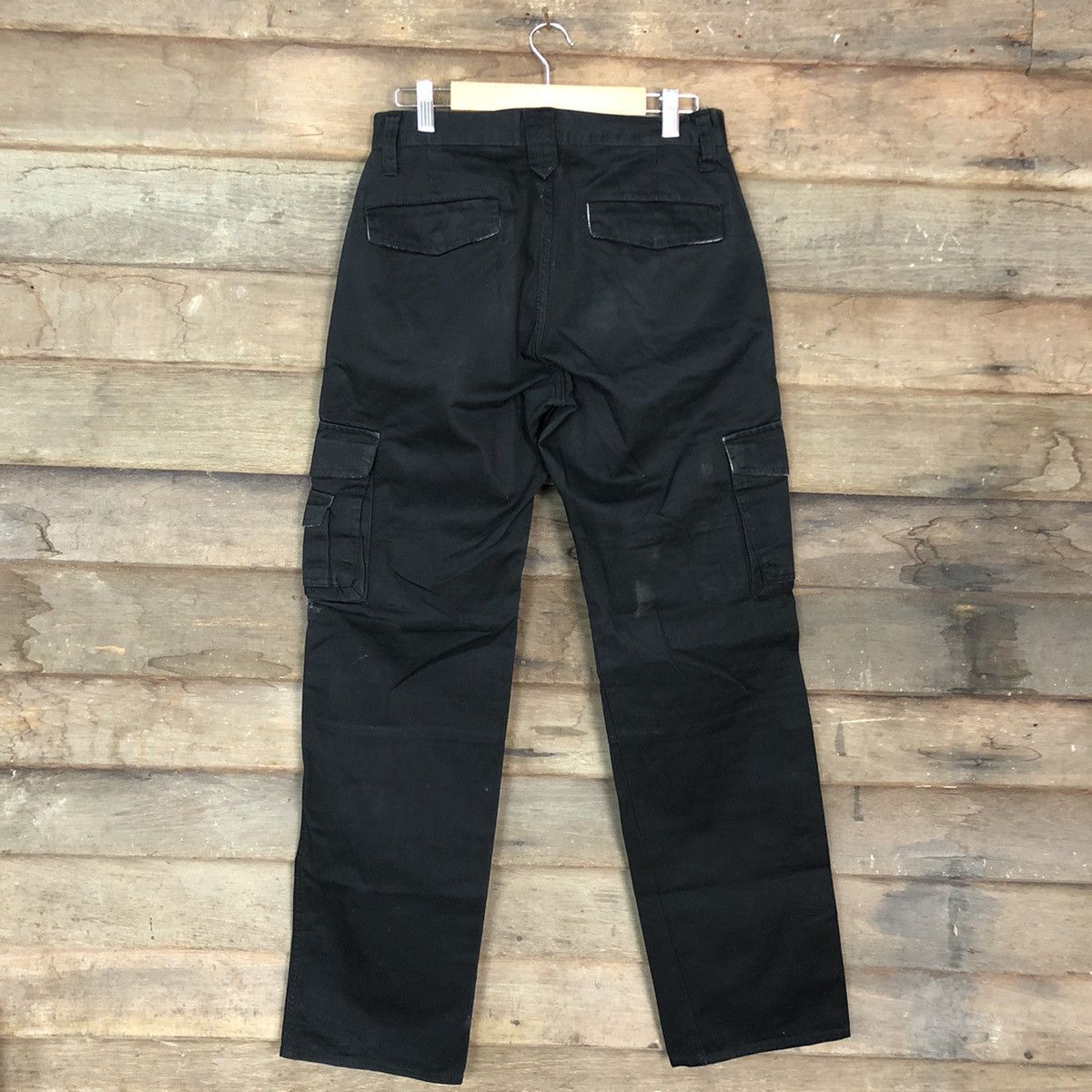 Edition Japan Double Focus Black Multipocket Cargo Pants #3315 Size US 28 / EU 44 - 9 Thumbnail