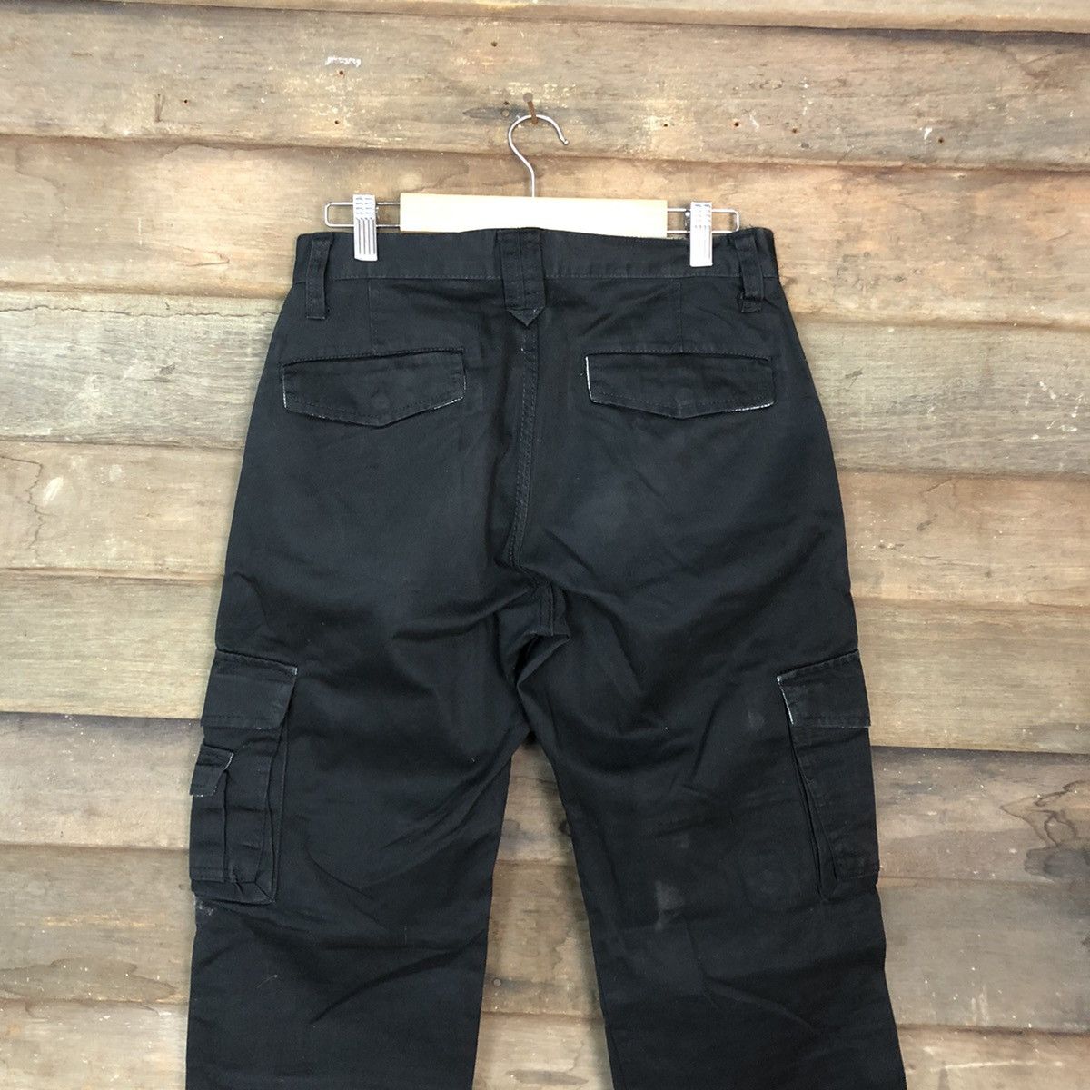 Edition Japan Double Focus Black Multipocket Cargo Pants #3315 Size US 28 / EU 44 - 10 Thumbnail