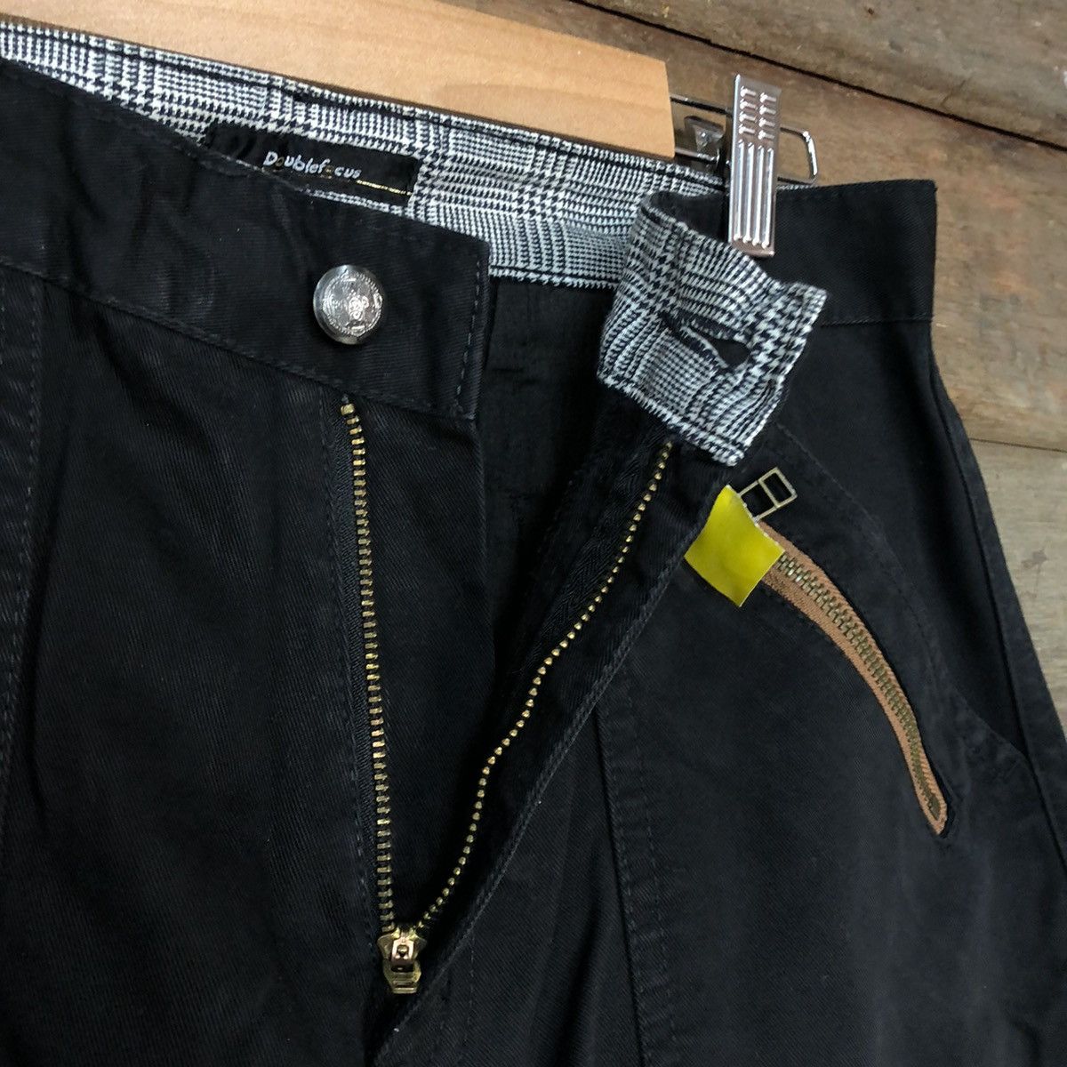 Edition Japan Double Focus Black Multipocket Cargo Pants #3315 Size US 28 / EU 44 - 8 Thumbnail