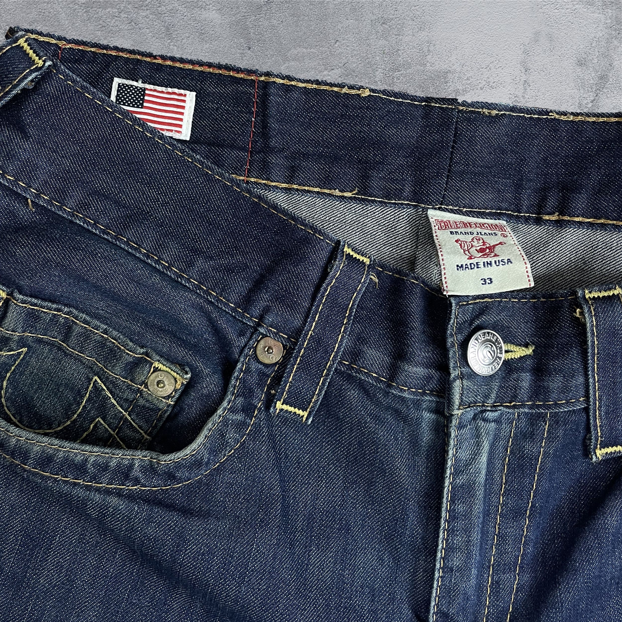 True Religion × Vintage True Religion Vintage Denim Jeans Size US 32 / EU 48 - 4 Thumbnail